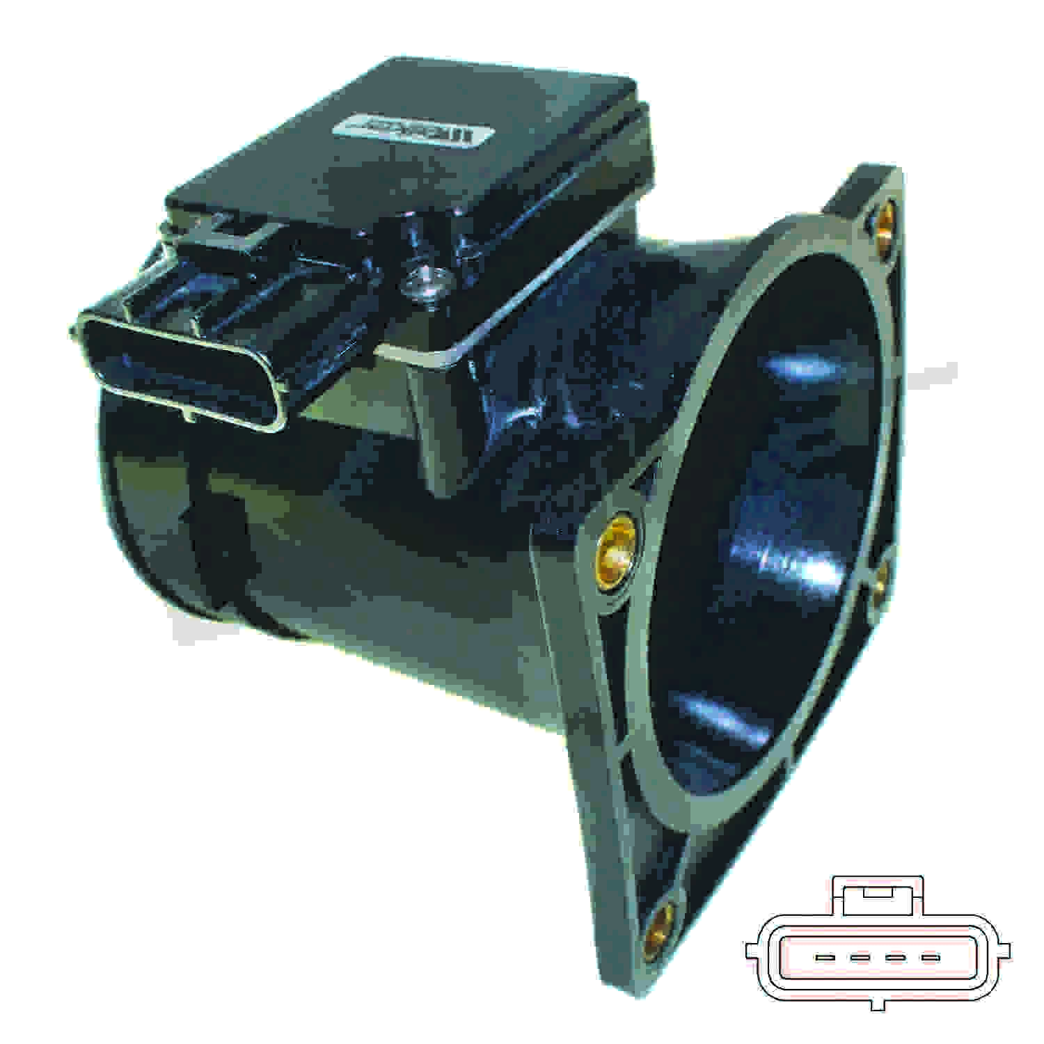 Walker Products Walker Products 245-1043 Mass Air Flow Sensor Assembly  top view frsport 245-1043