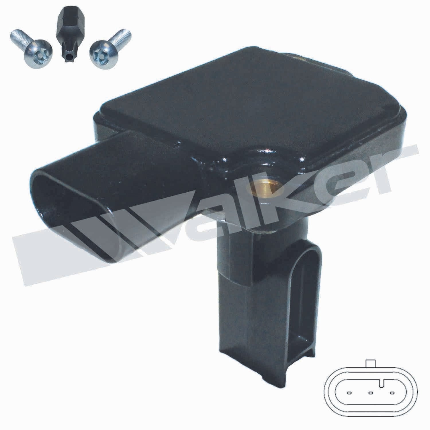 Walker Products Walker Products 245-1052 Mass Air Flow Sensor  top view frsport 245-1052