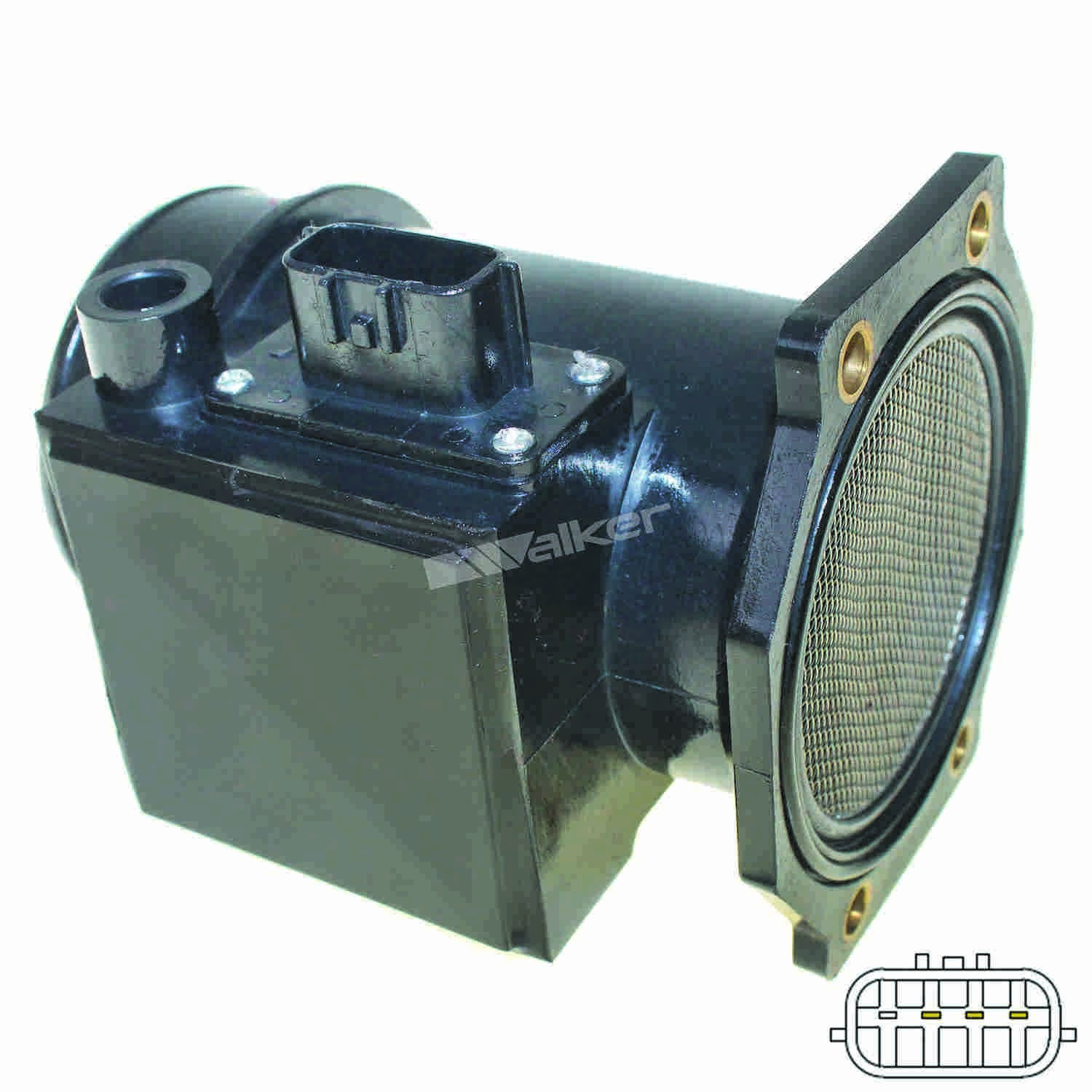 Walker Products Walker Products 245-1074 Mass Air Flow Sensor Assembly  top view frsport 245-1074