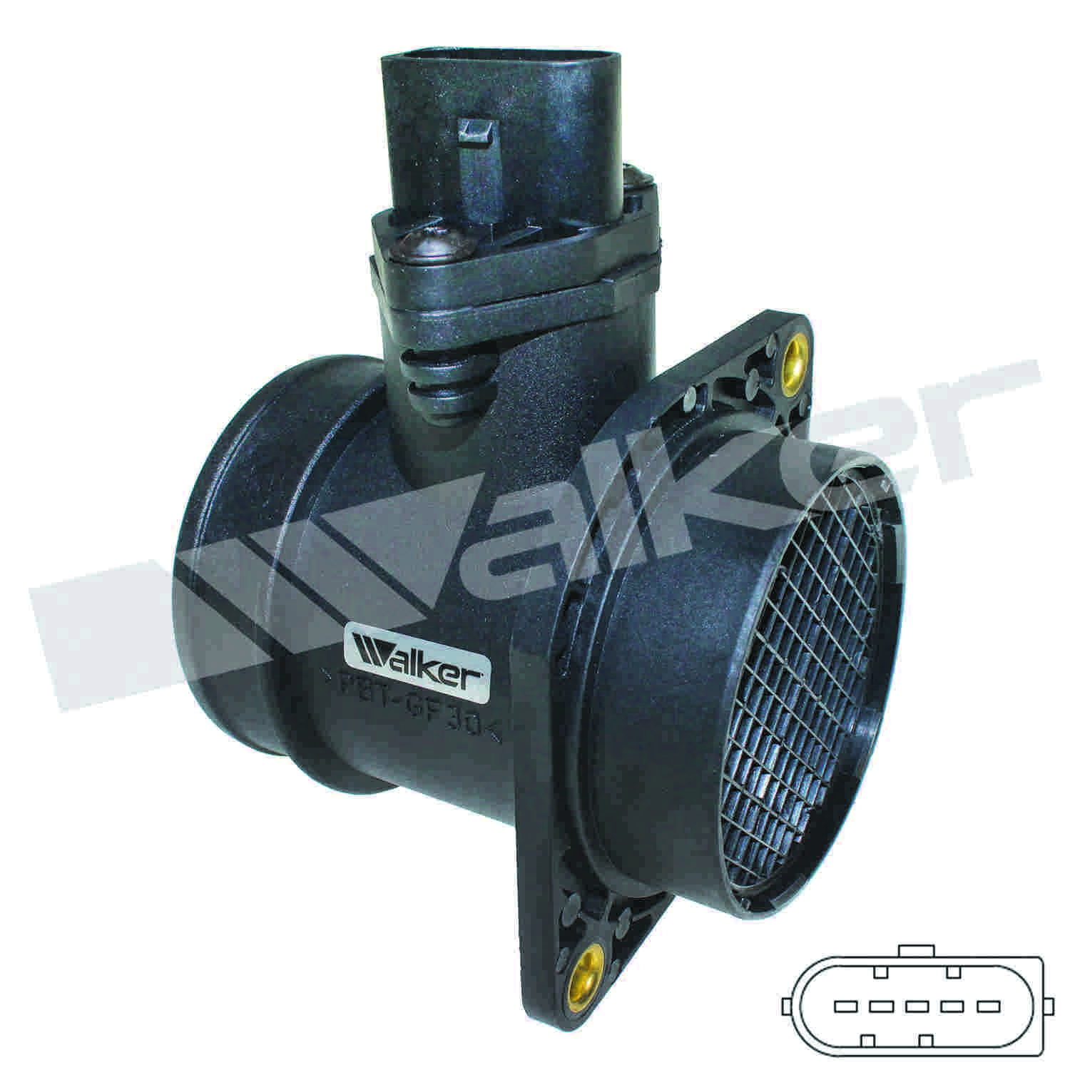 Walker Products Walker Products 245-1080 Mass Air Flow Sensor Assembly  top view frsport 245-1080