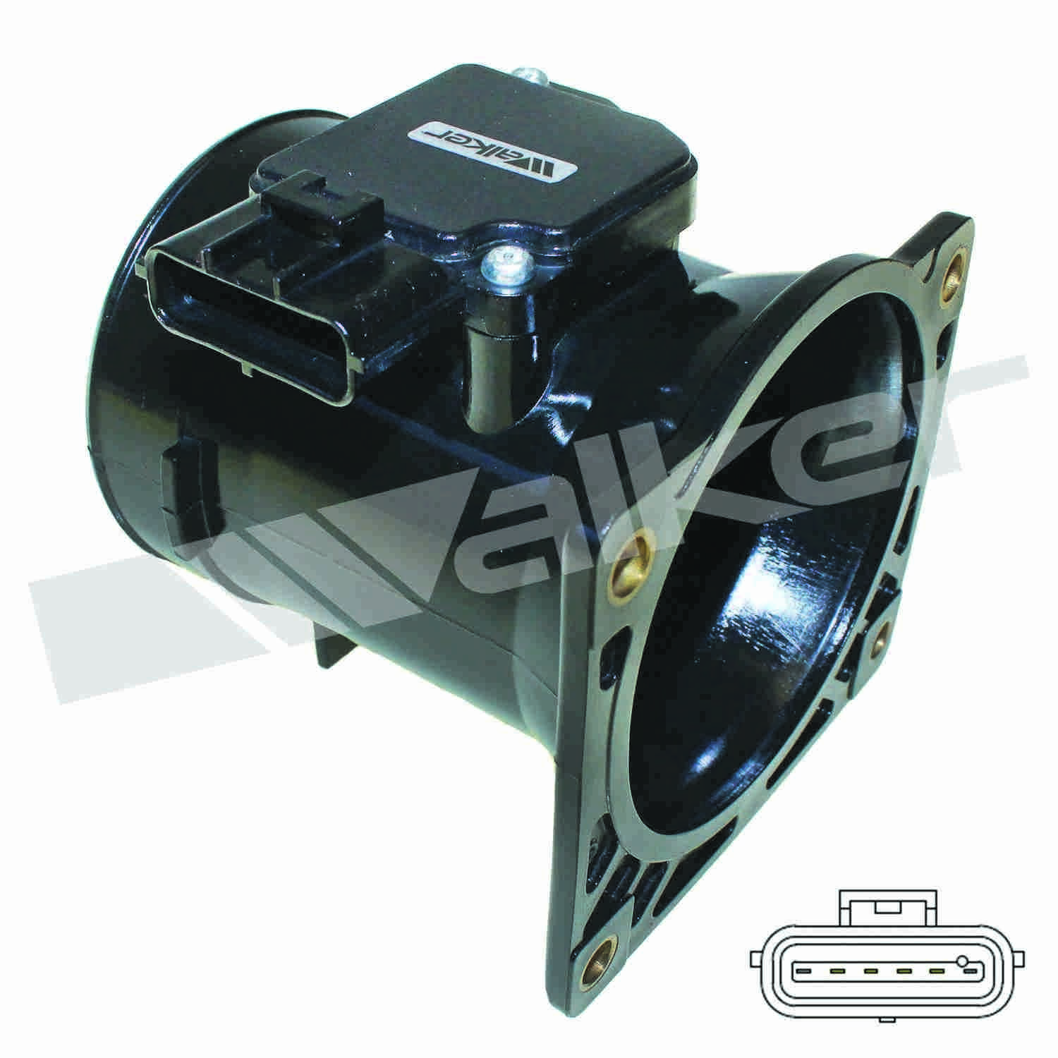 Walker Products Walker Products 245-1105 Mass Air Flow Sensor Assembly  top view frsport 245-1105