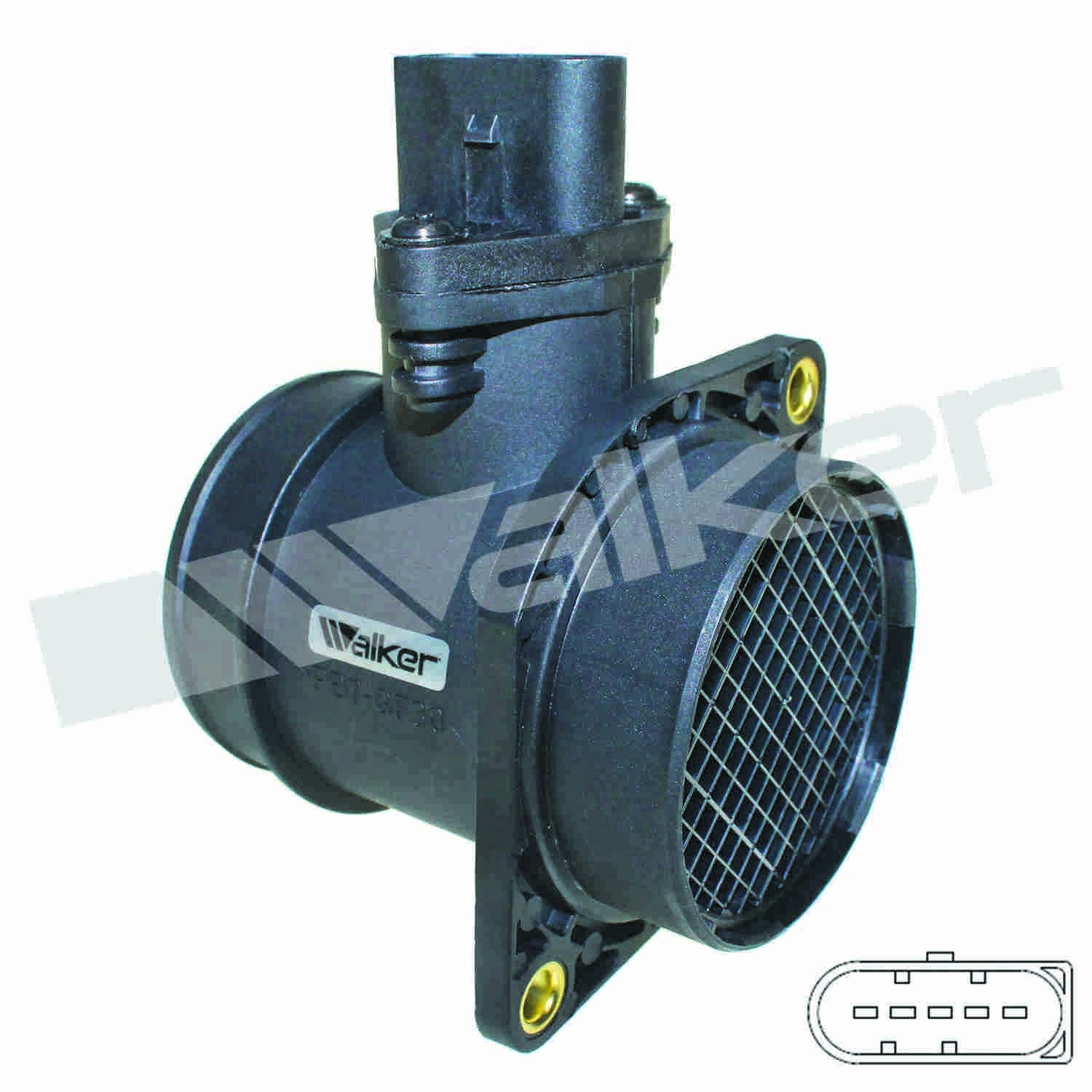 Walker Products Walker Products 245-1110 Mass Air Flow Sensor Assembly  top view frsport 245-1110