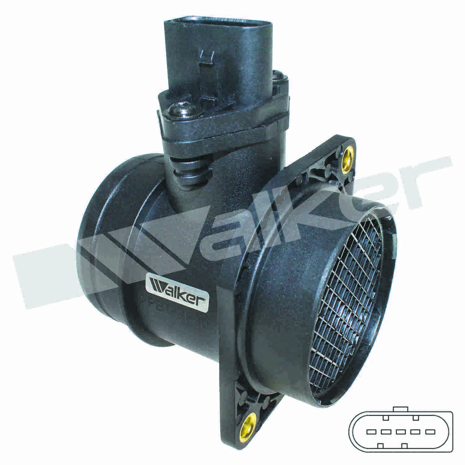 Walker Products Walker Products 245-1114 Mass Air Flow Sensor Assembly  top view frsport 245-1114