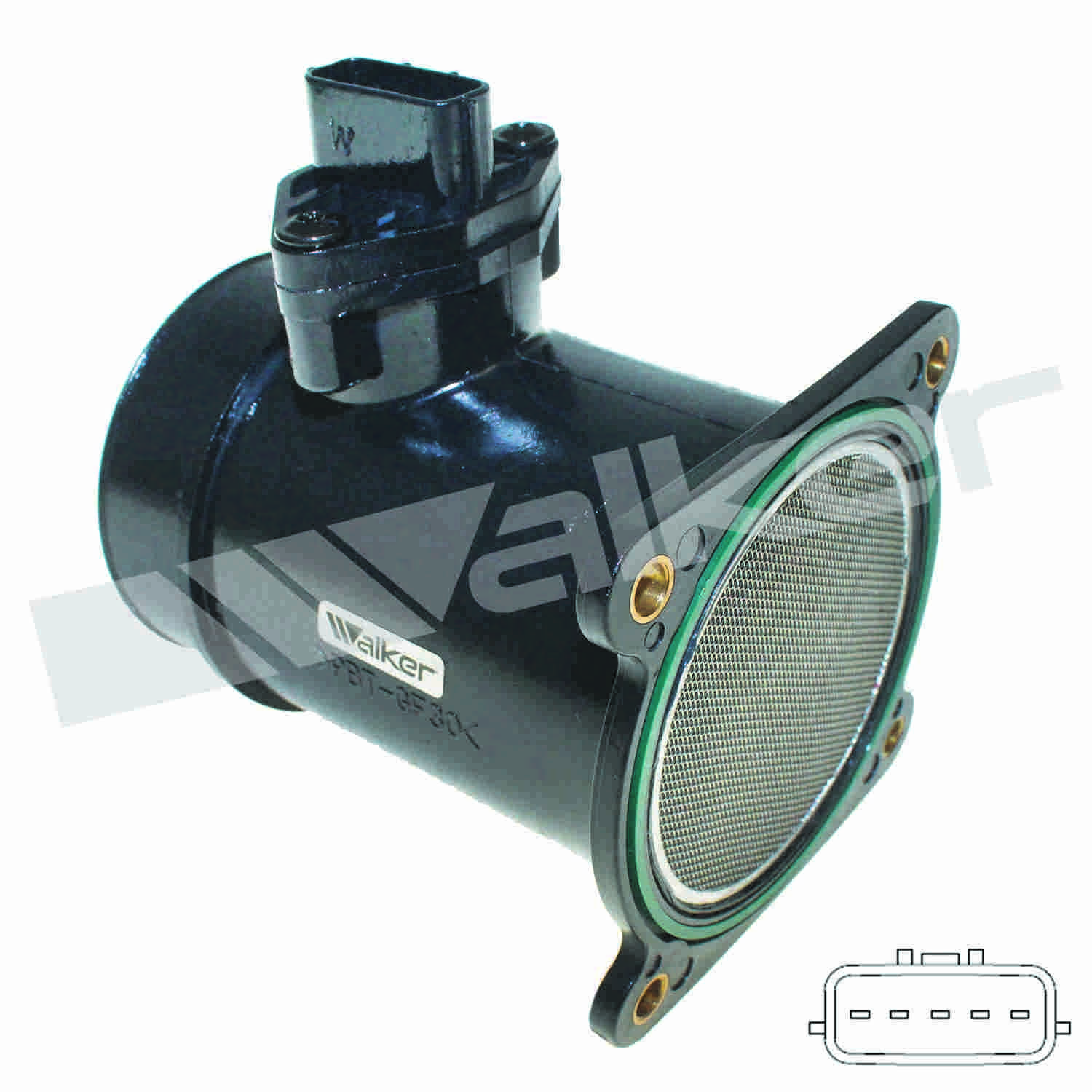 Walker Products Walker Products 245-1118 Mass Air Flow Sensor Assembly  top view frsport 245-1118