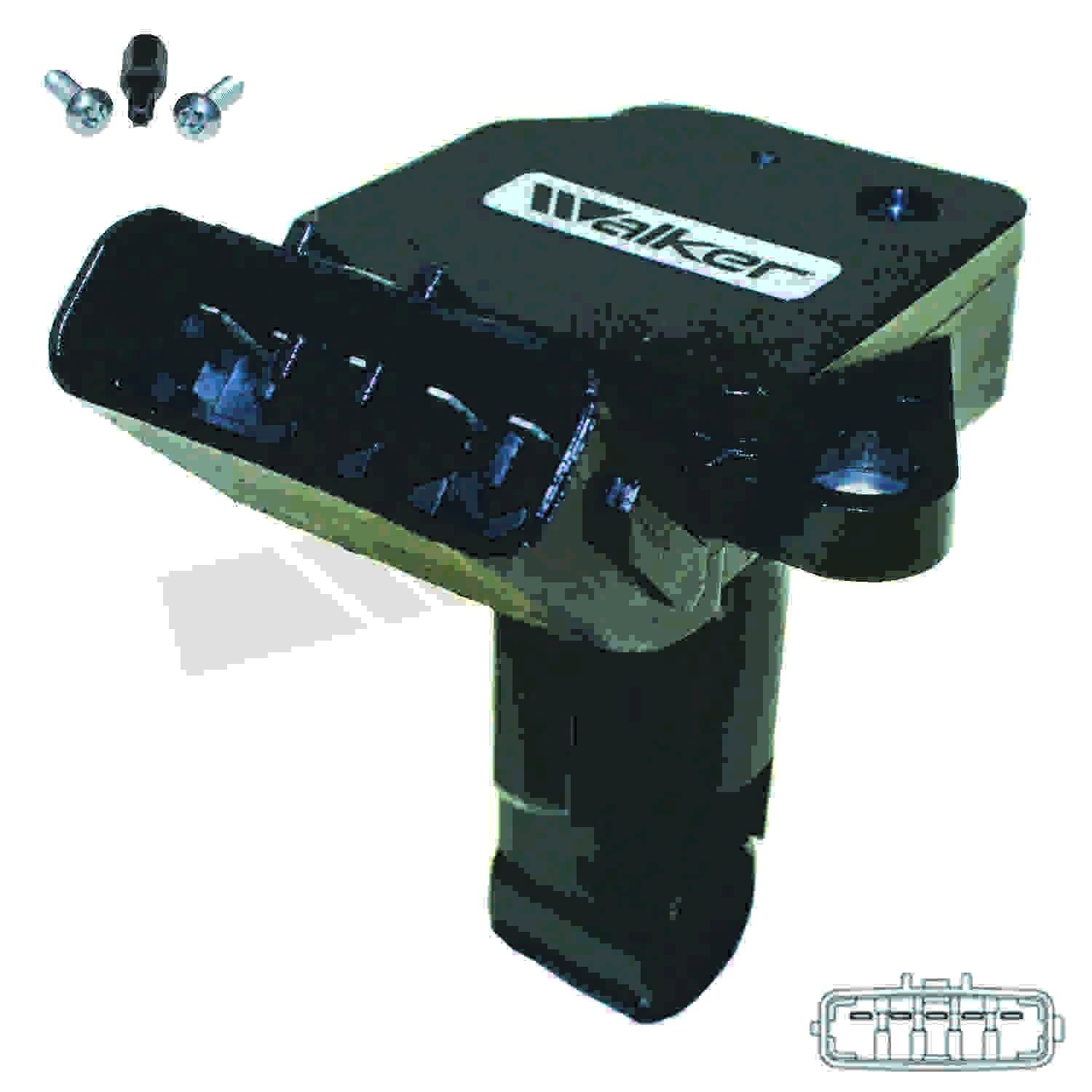 Walker Products Walker Products 245-1121 Mass Air Flow Sensor  top view frsport 245-1121