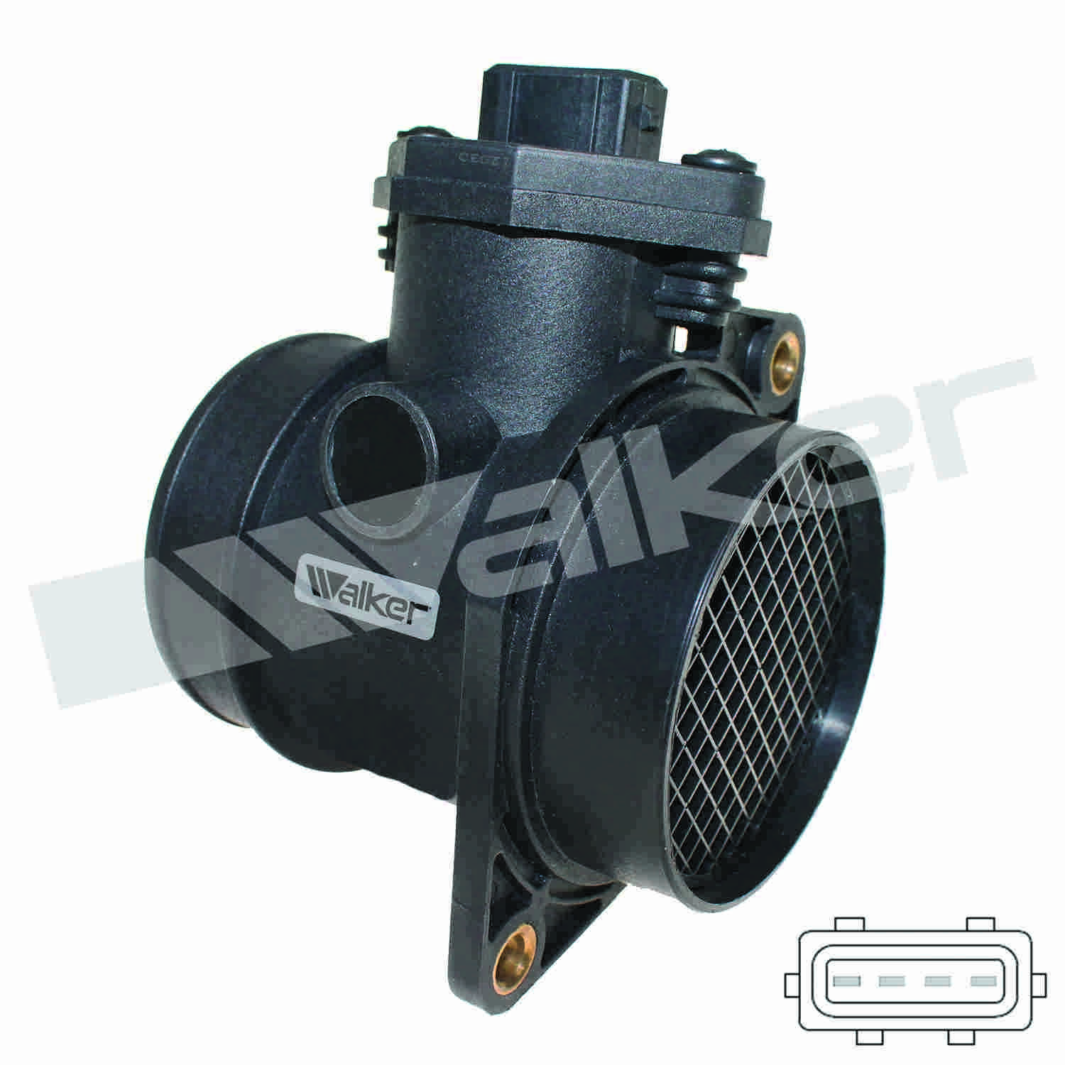 Walker Products Walker Products 245-1124 Mass Air Flow Sensor Assembly  top view frsport 245-1124