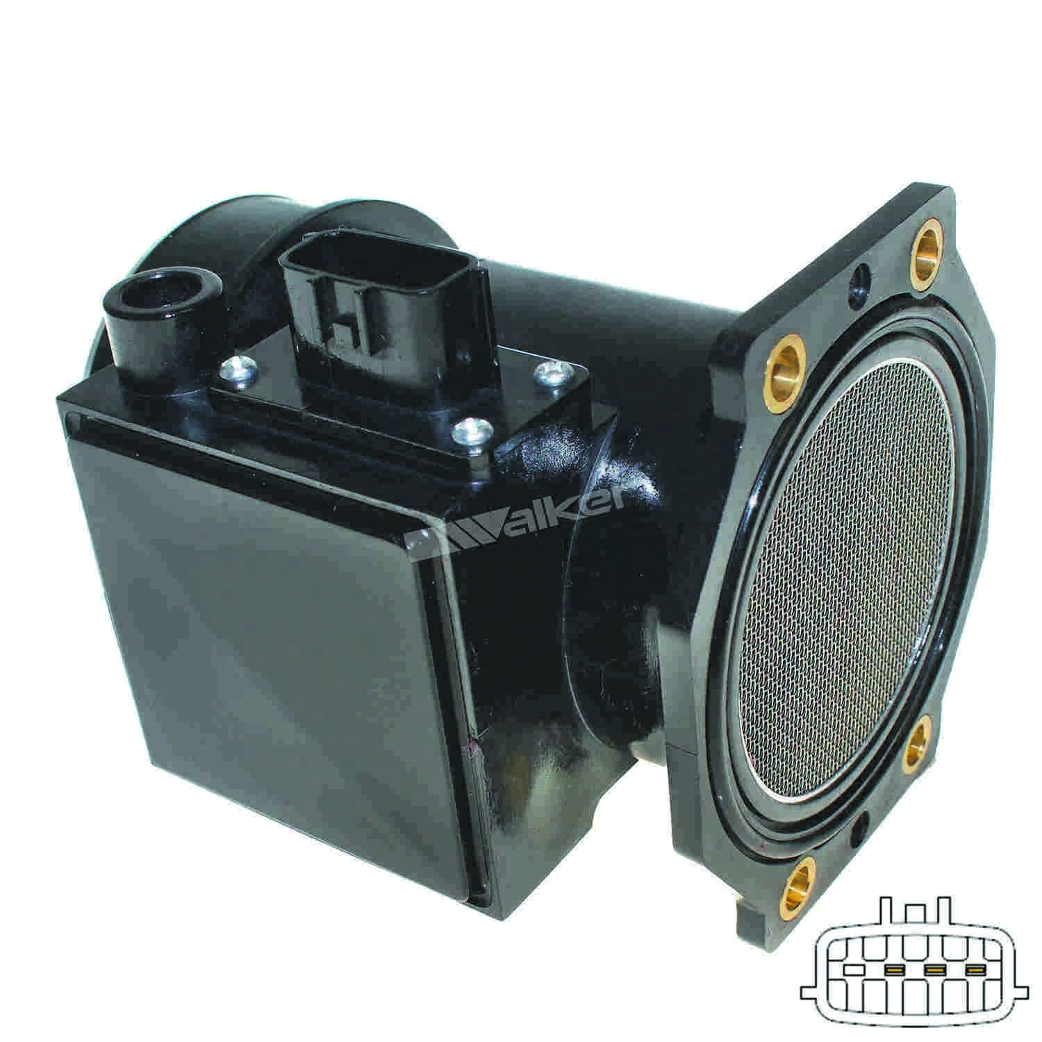 Walker Products Walker Products 245-1129 Mass Air Flow Sensor Assembly  top view frsport 245-1129