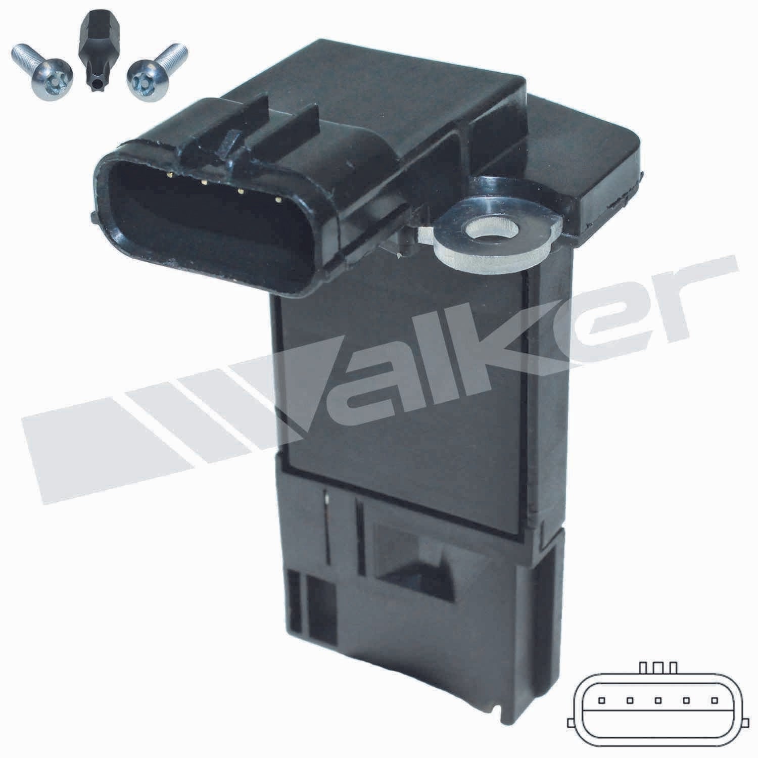 Walker Products Walker Products 245-1145 Mass Air Flow Sensor  top view frsport 245-1145