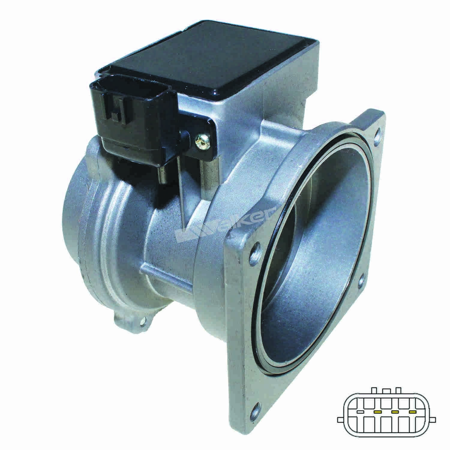 Walker Products Walker Products 245-1153 Mass Air Flow Sensor Assembly  top view frsport 245-1153