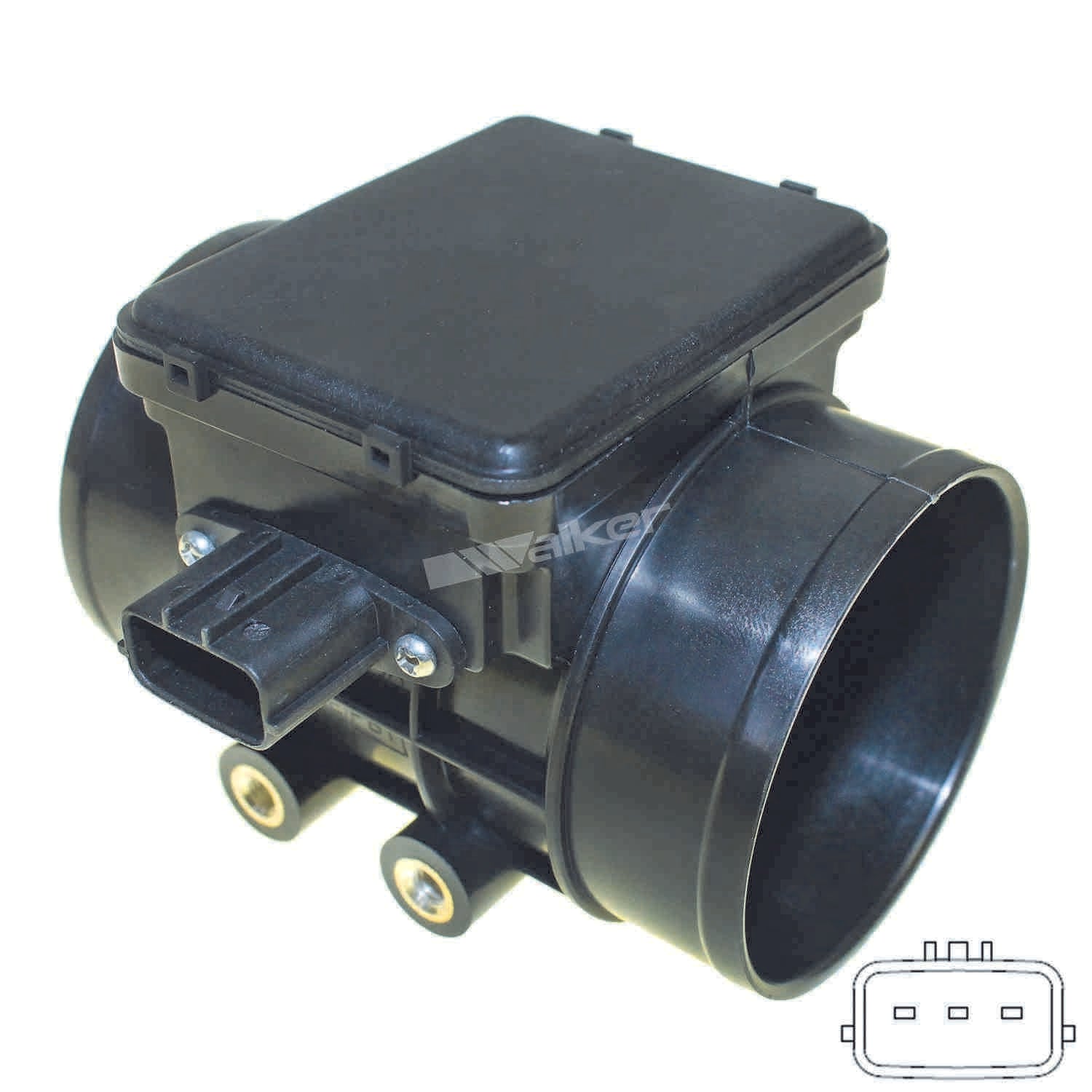 Walker Products Walker Products 245-1155 Mass Air Flow Sensor Assembly  top view frsport 245-1155