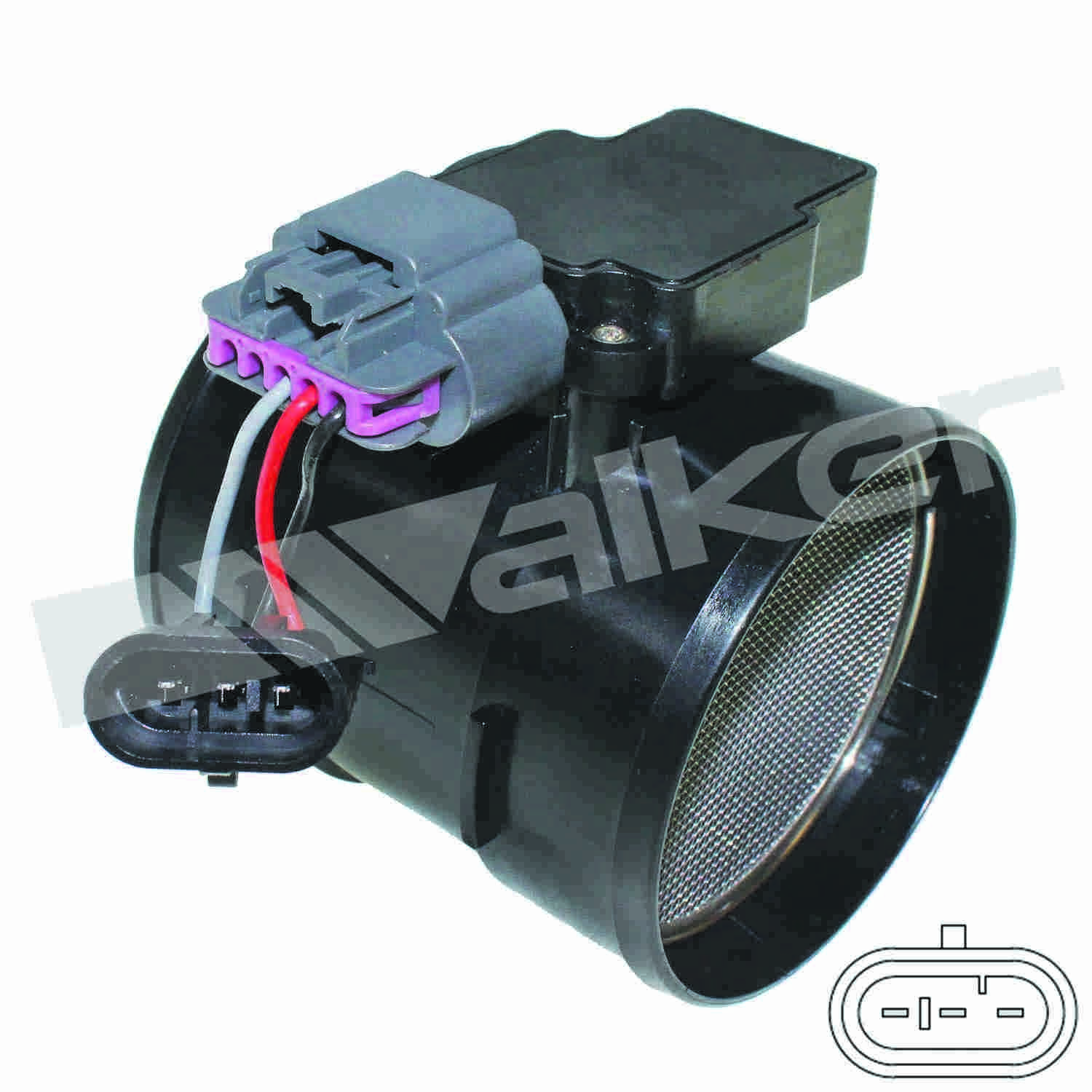 Walker Products Walker Products 245-1162 Mass Air Flow Sensor Assembly  top view frsport 245-1162