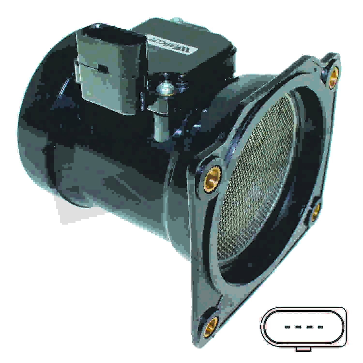 Walker Products Walker Products 245-1163 Mass Air Flow Sensor Assembly  top view frsport 245-1163