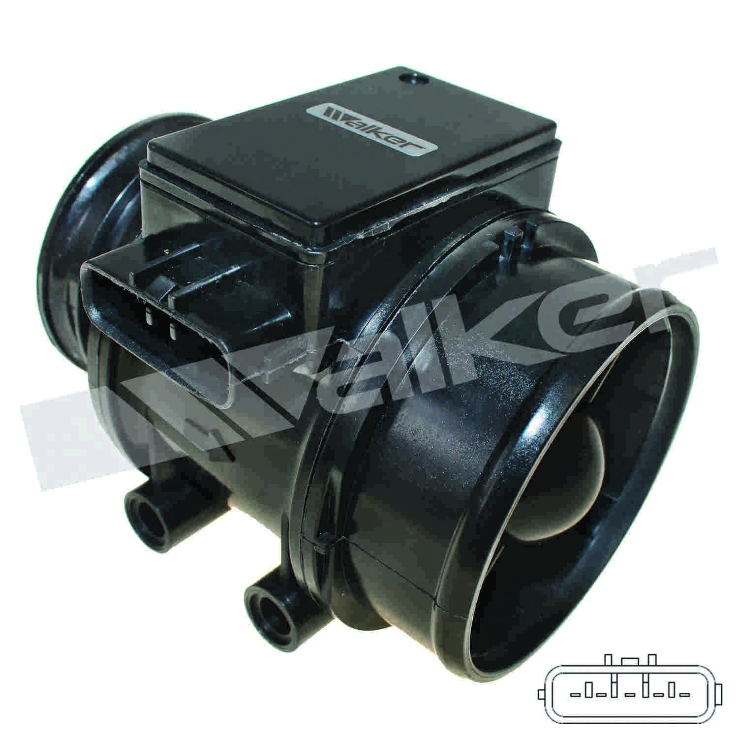 Walker Products Walker Products 245-1165 Mass Air Flow Sensor Assembly  top view frsport 245-1165