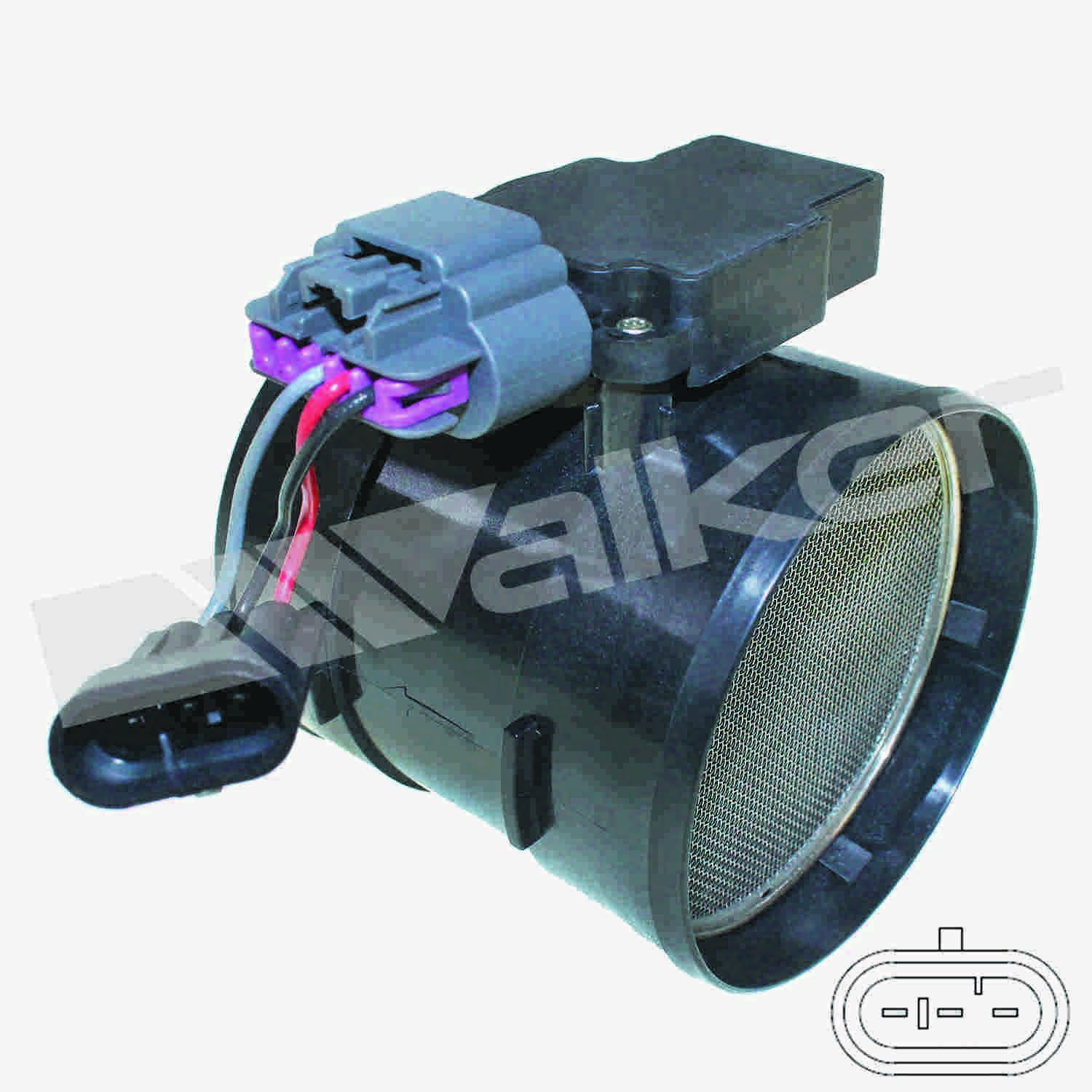 Walker Products Walker Products 245-1167 Mass Air Flow Sensor Assembly  top view frsport 245-1167