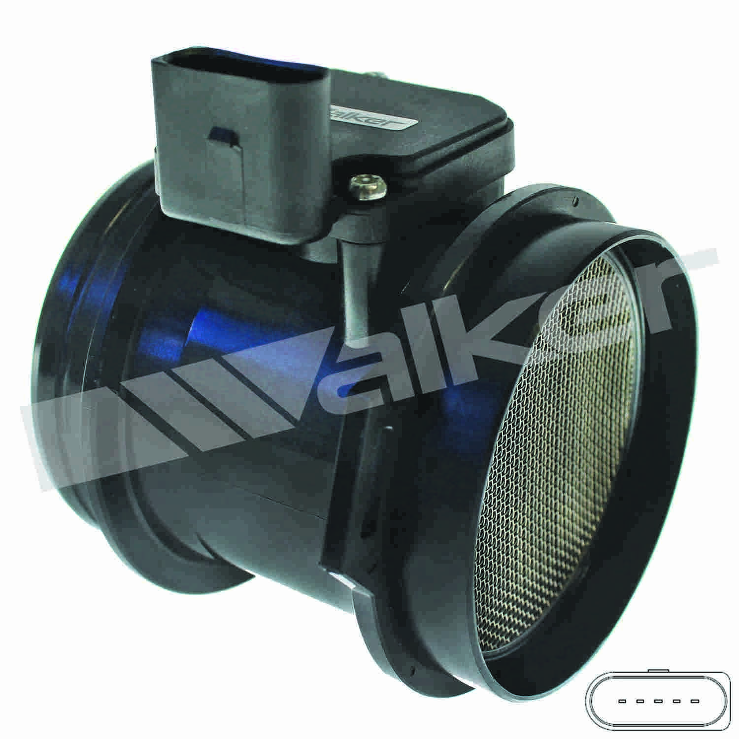 Walker Products Walker Products 245-1168 Mass Air Flow Sensor Assembly  top view frsport 245-1168