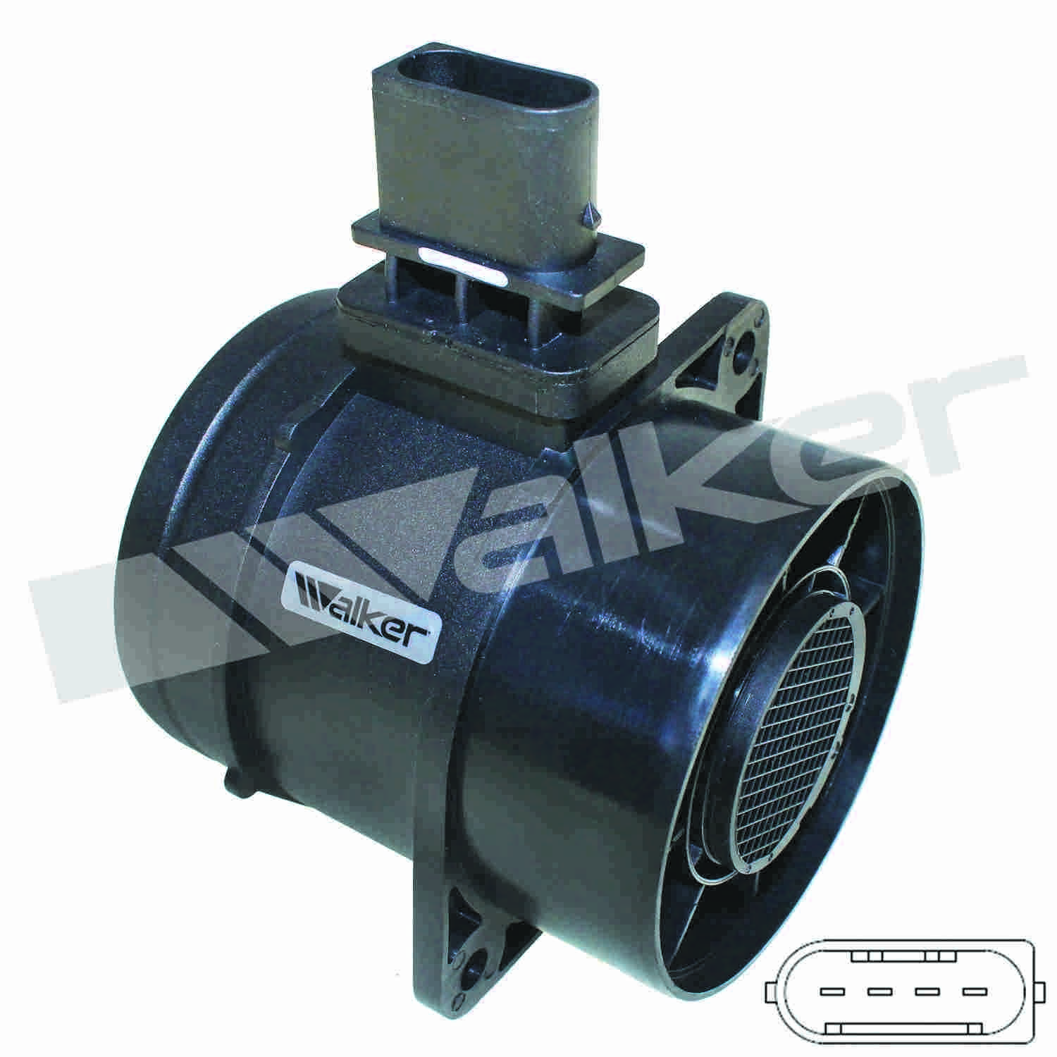 Walker Products Walker Products 245-1180 Mass Air Flow Sensor Assembly  top view frsport 245-1180