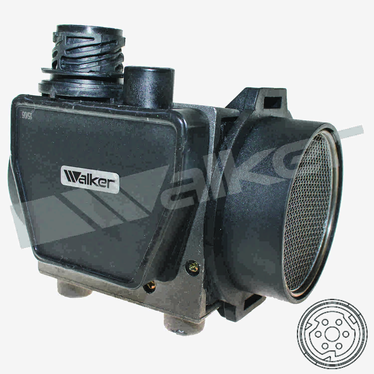 Walker Products Walker Products 245-1208 Mass Air Flow Sensor Assembly  top view frsport 245-1208