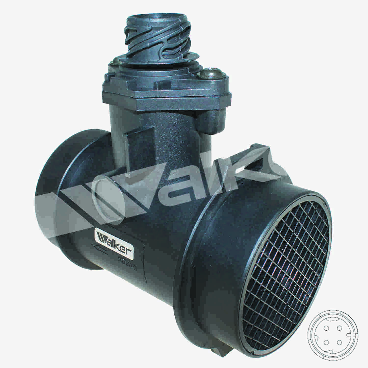 Walker Products Walker Products 245-1219 Mass Air Flow Sensor Assembly  top view frsport 245-1219