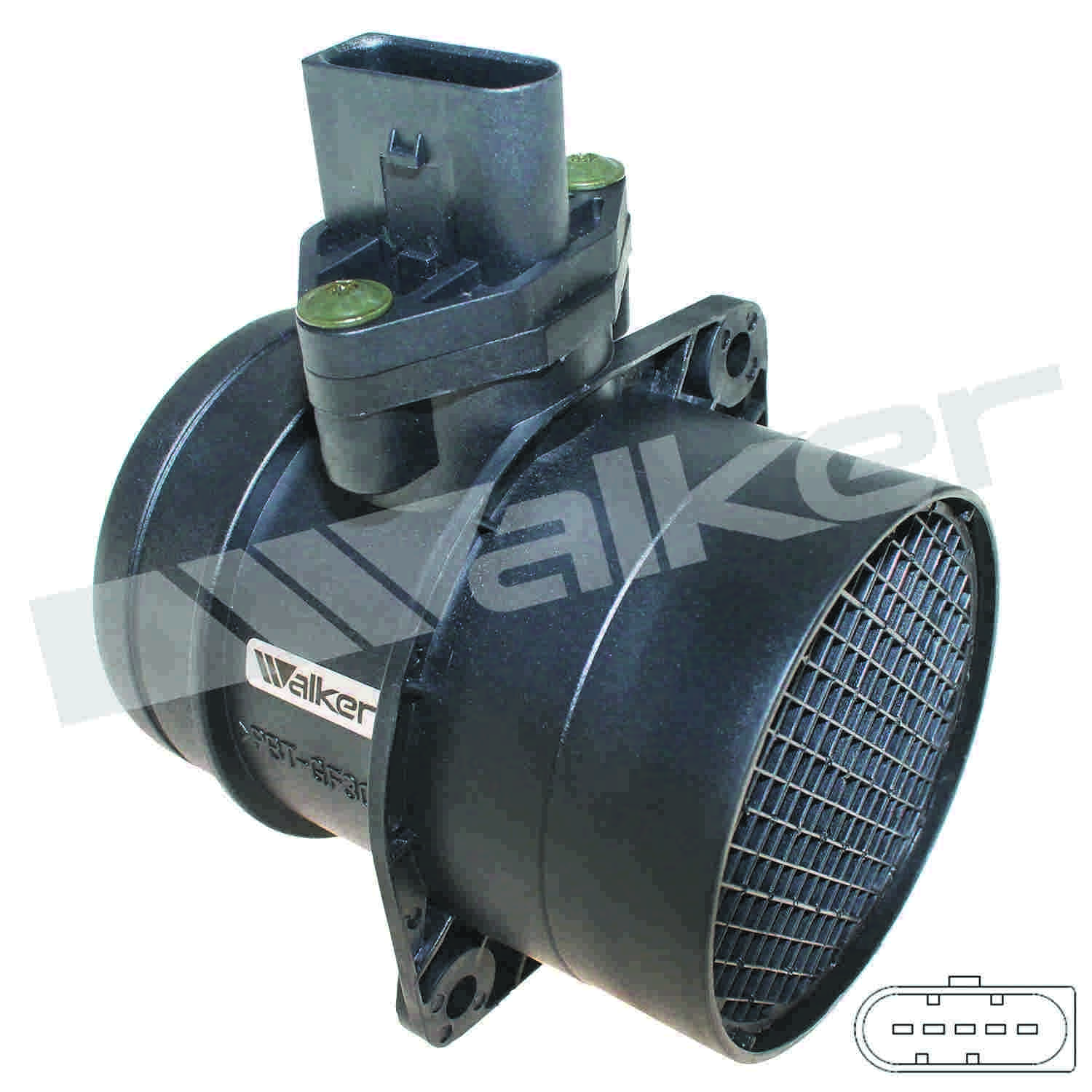 Walker Products Walker Products 245-1245 Mass Air Flow Sensor Assembly  top view frsport 245-1245