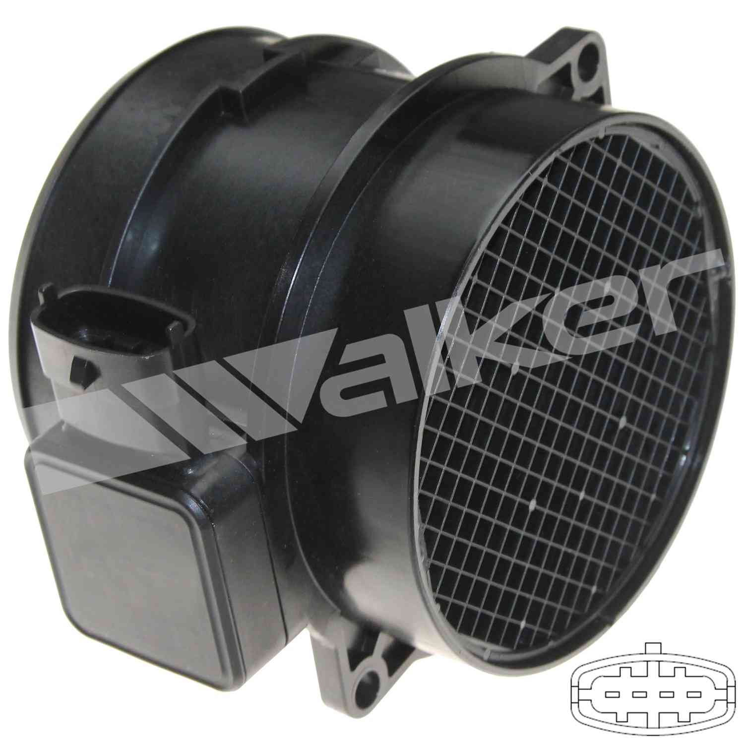 Walker Products Walker Products 245-1252 Mass Air Flow Sensor Assembly  top view frsport 245-1252