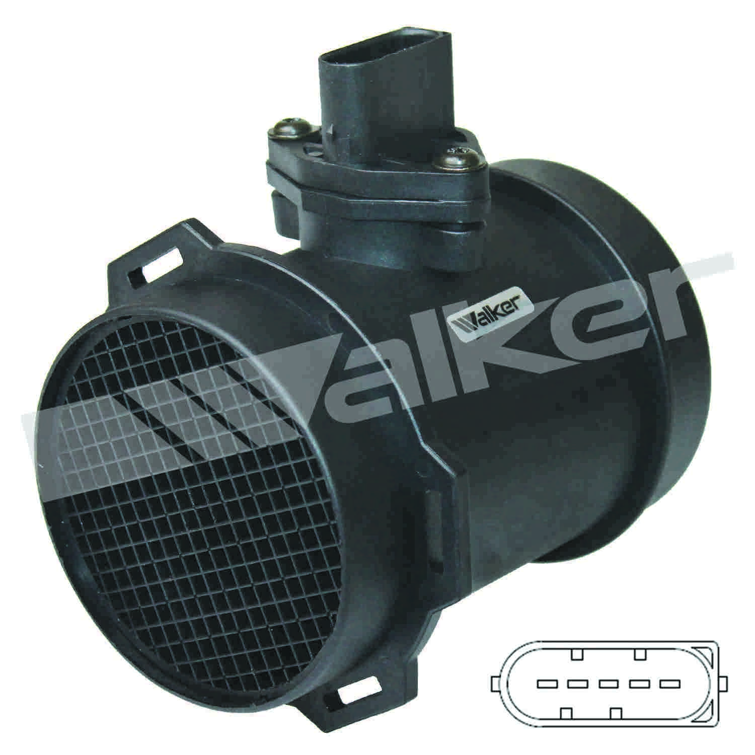 Walker Products Walker Products 245-1261 Mass Air Flow Sensor Assembly  top view frsport 245-1261