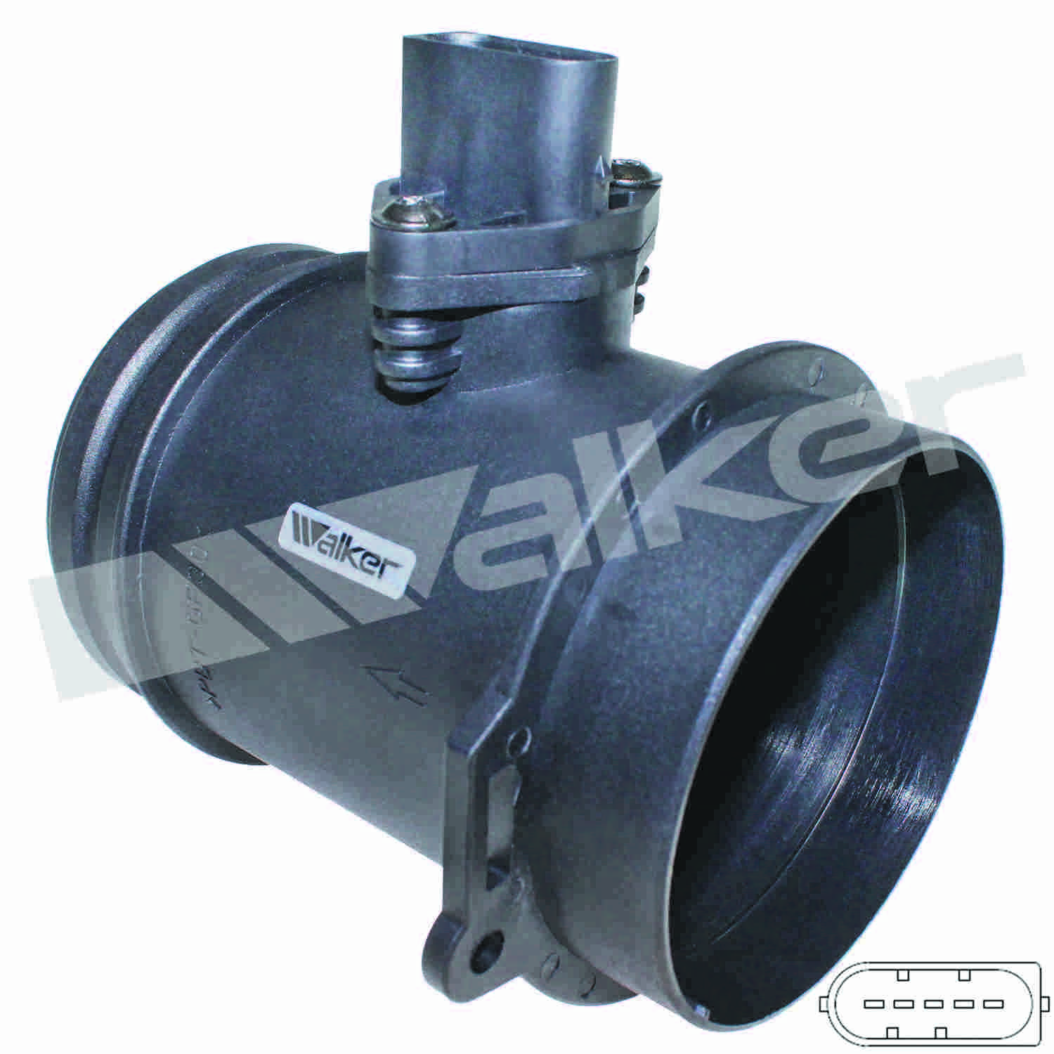 Walker Products Walker Products 245-1262 Mass Air Flow Sensor Assembly  top view frsport 245-1262