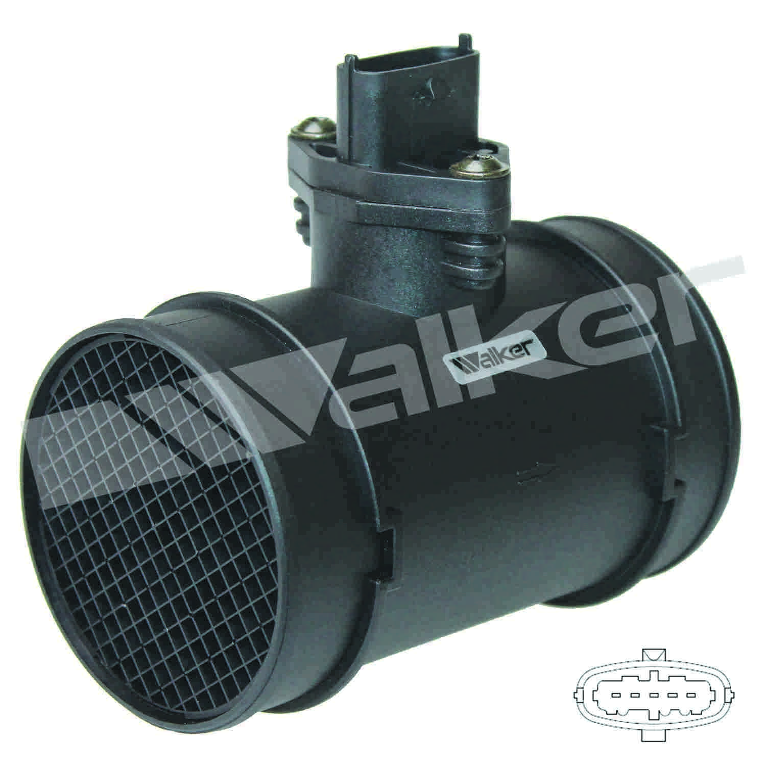 Walker Products Walker Products 245-1263 Mass Air Flow Sensor Assembly  top view frsport 245-1263