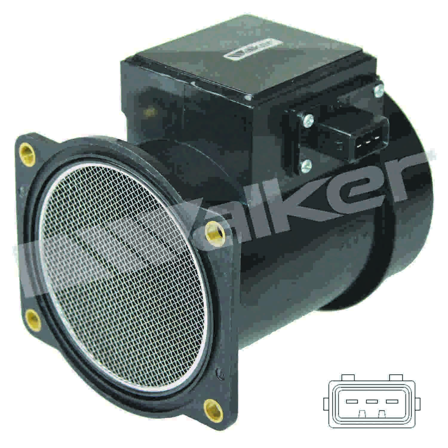 Walker Products Walker Products 245-1264 Mass Air Flow Sensor Assembly  top view frsport 245-1264