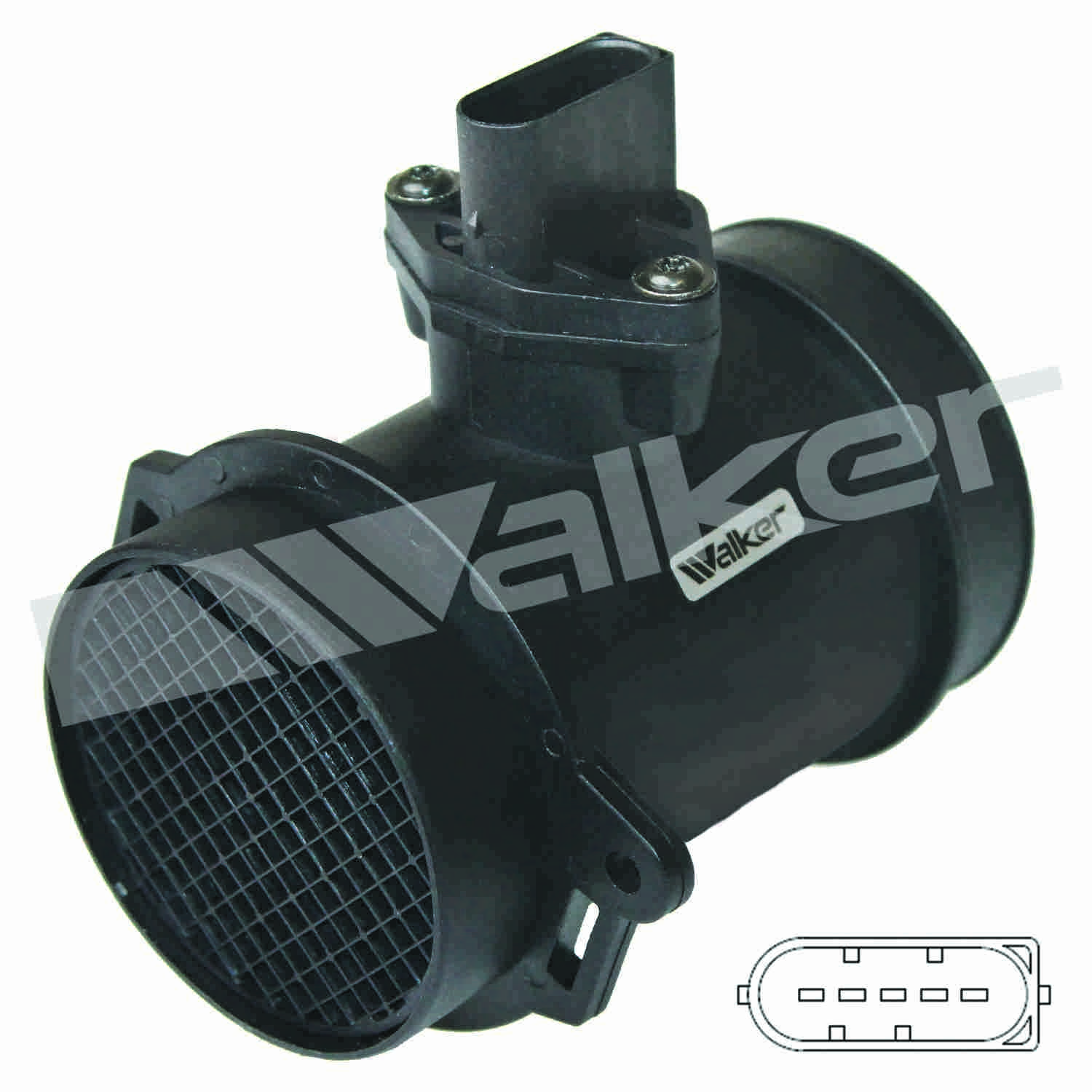 Walker Products Walker Products 245-1267 Mass Air Flow Sensor Assembly  top view frsport 245-1267