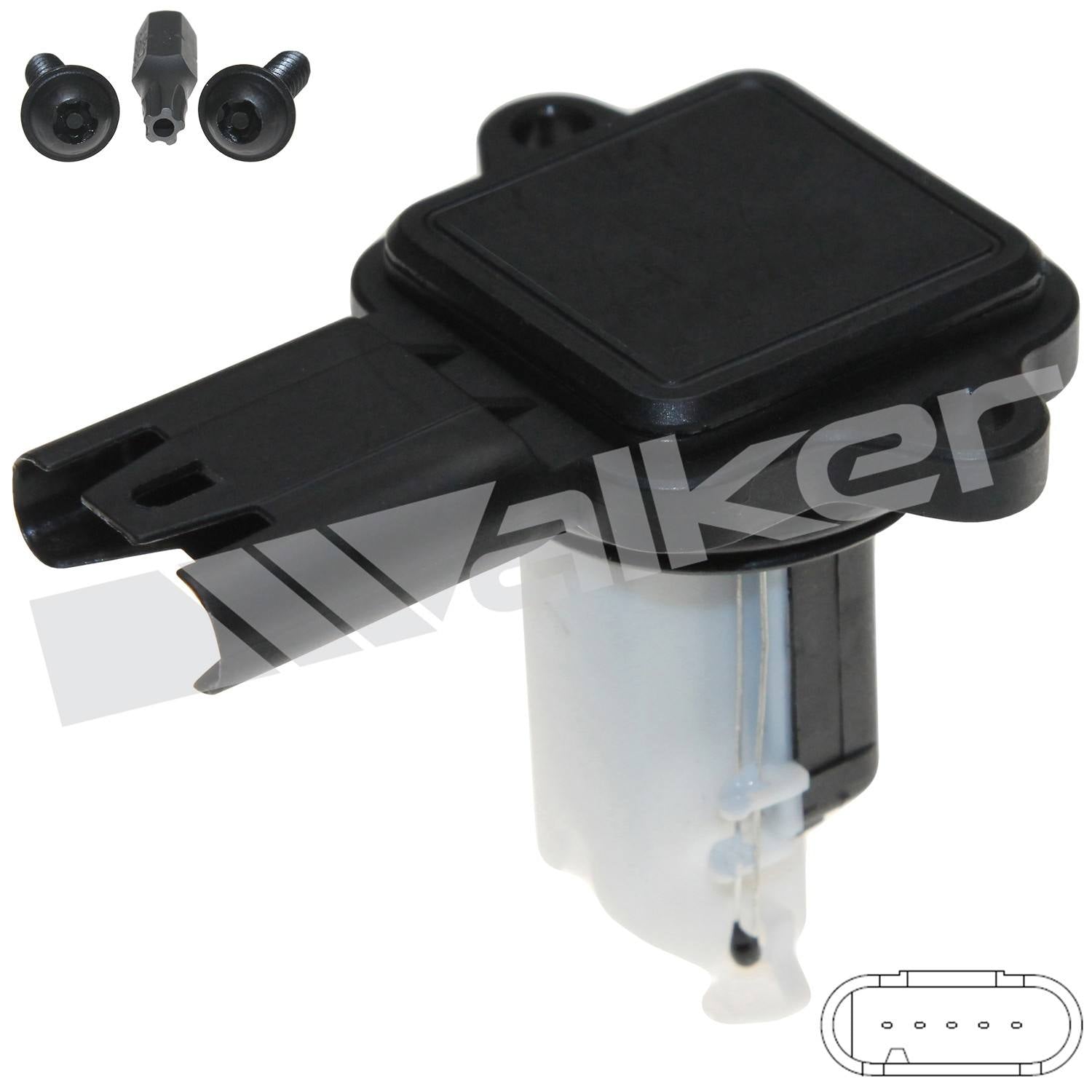 Walker Products Walker Products 245-1290 Mass Air Flow Sensor  top view frsport 245-1290