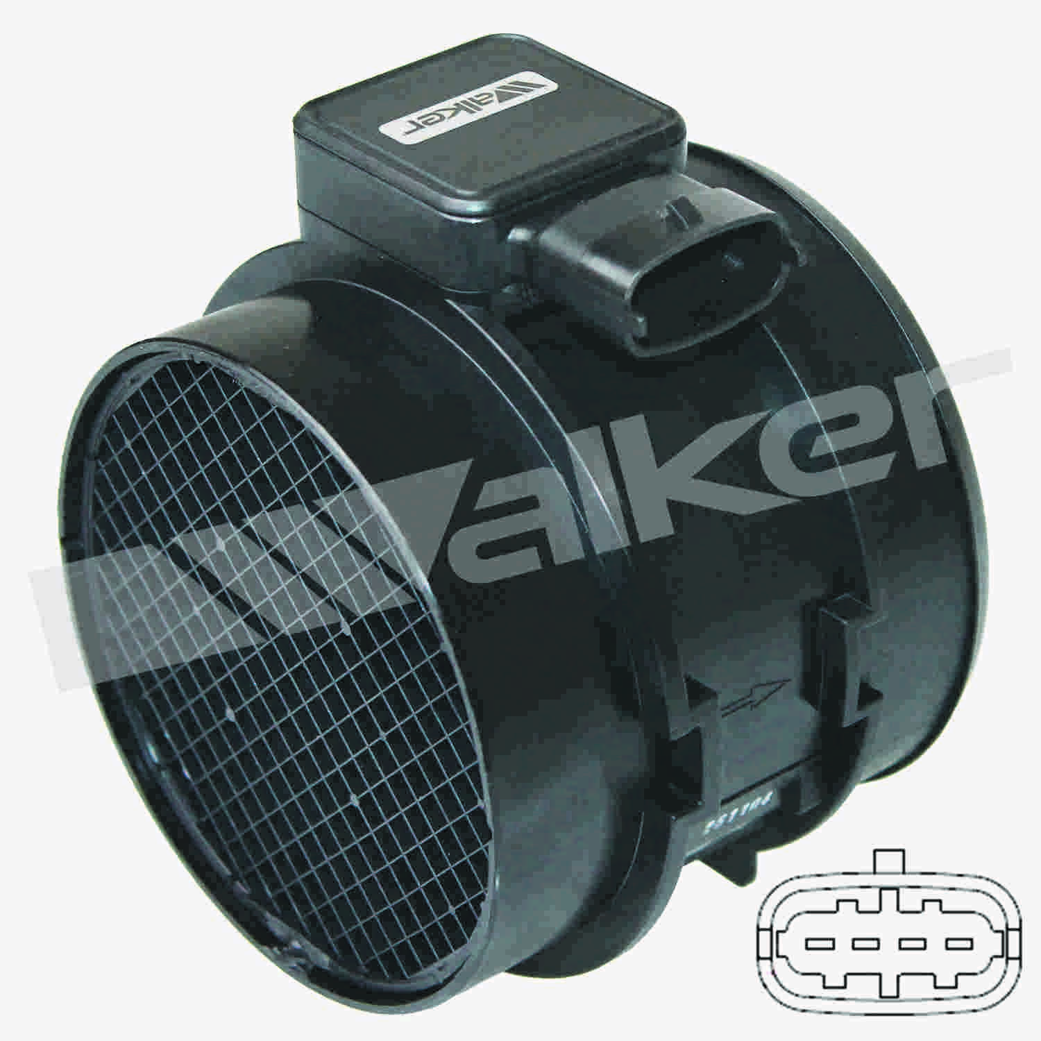 Walker Products Walker Products 245-1320 Mass Air Flow Sensor Assembly  top view frsport 245-1320