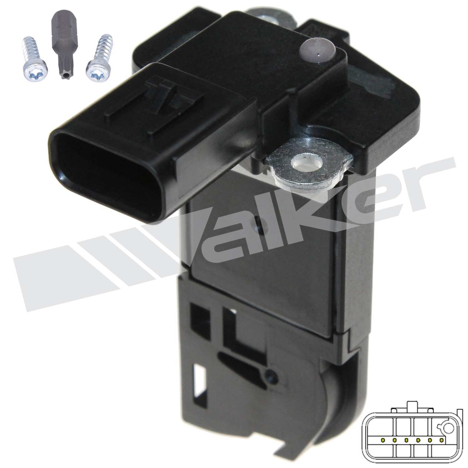 Walker Products Walker Products 245-1328 Mass Air Flow Sensor  top view frsport 245-1328