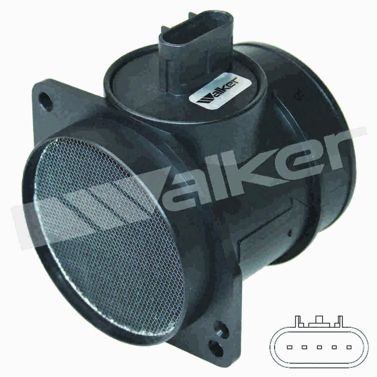 Walker Products Walker Products 245-1338 Mass Air Flow Sensor Assembly  top view frsport 245-1338