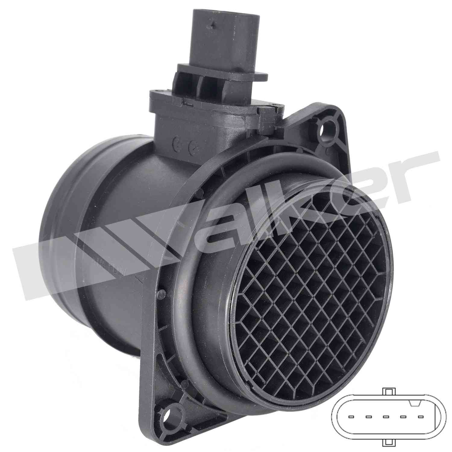 Walker Products Walker Products 245-1398 Mass Air Flow Sensor Assembly  top view frsport 245-1398