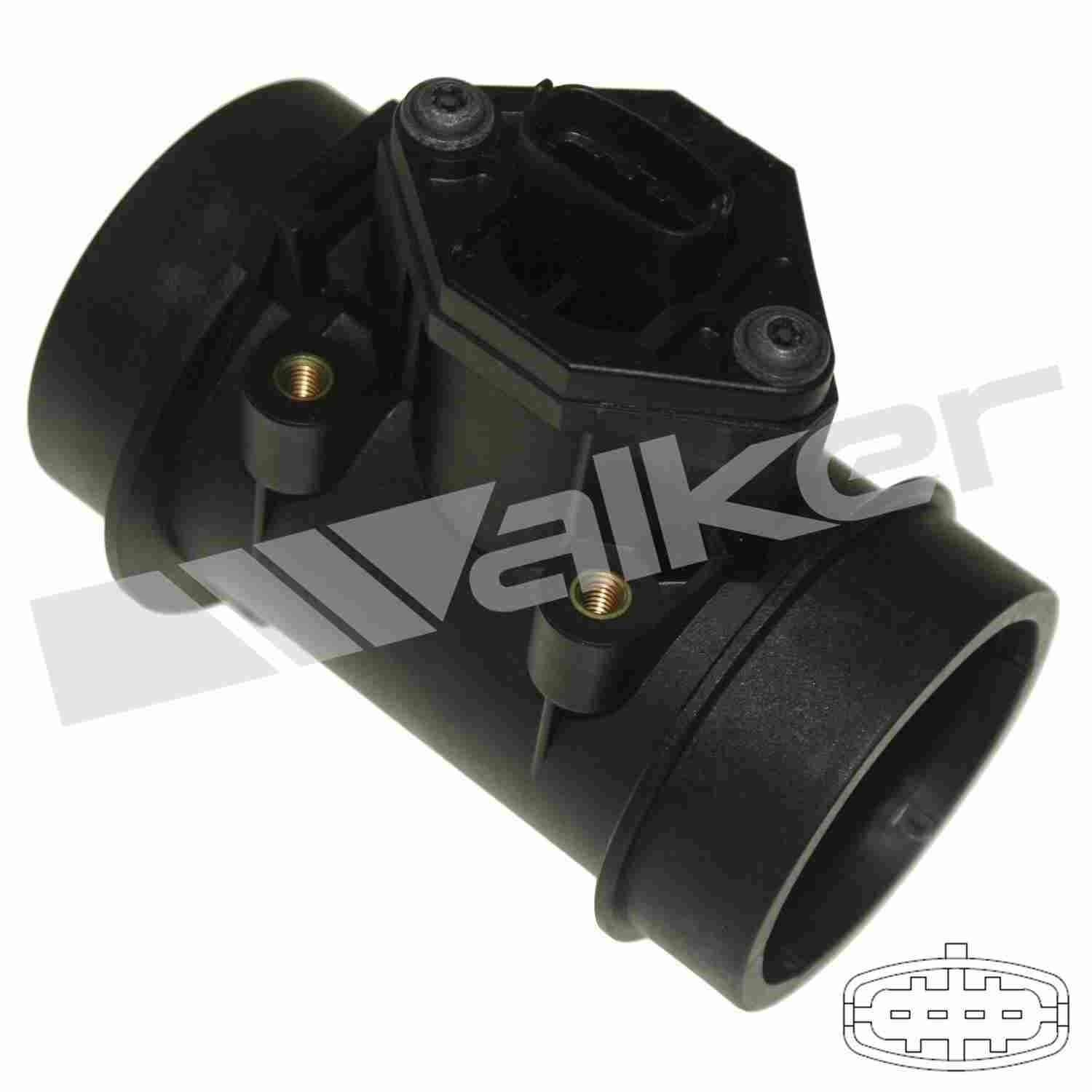 Walker Products Walker Products 245-1418 Mass Air Flow Sensor Assembly  top view frsport 245-1418