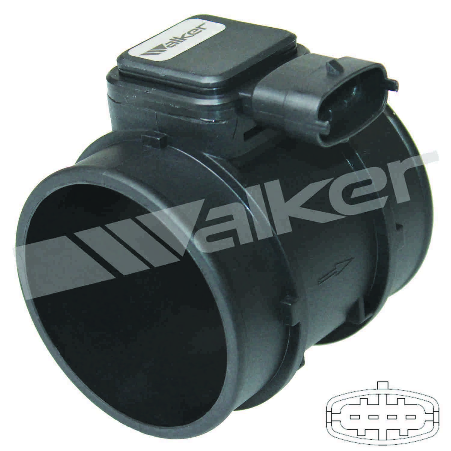 Walker Products Walker Products 245-1426 Mass Air Flow Sensor Assembly  top view frsport 245-1426