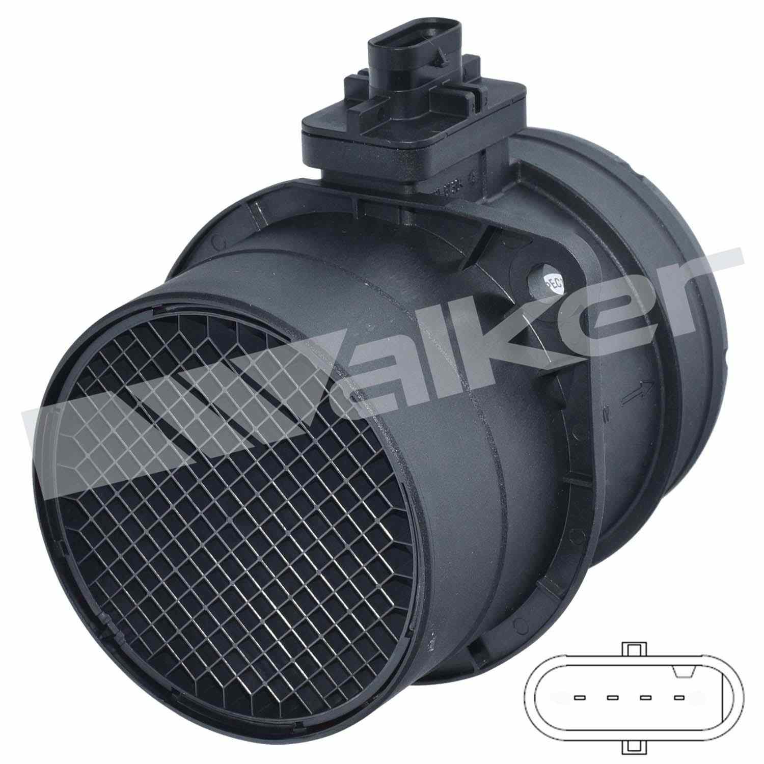 Walker Products Walker Products 245-1450 Mass Air Flow Sensor Assembly  top view frsport 245-1450