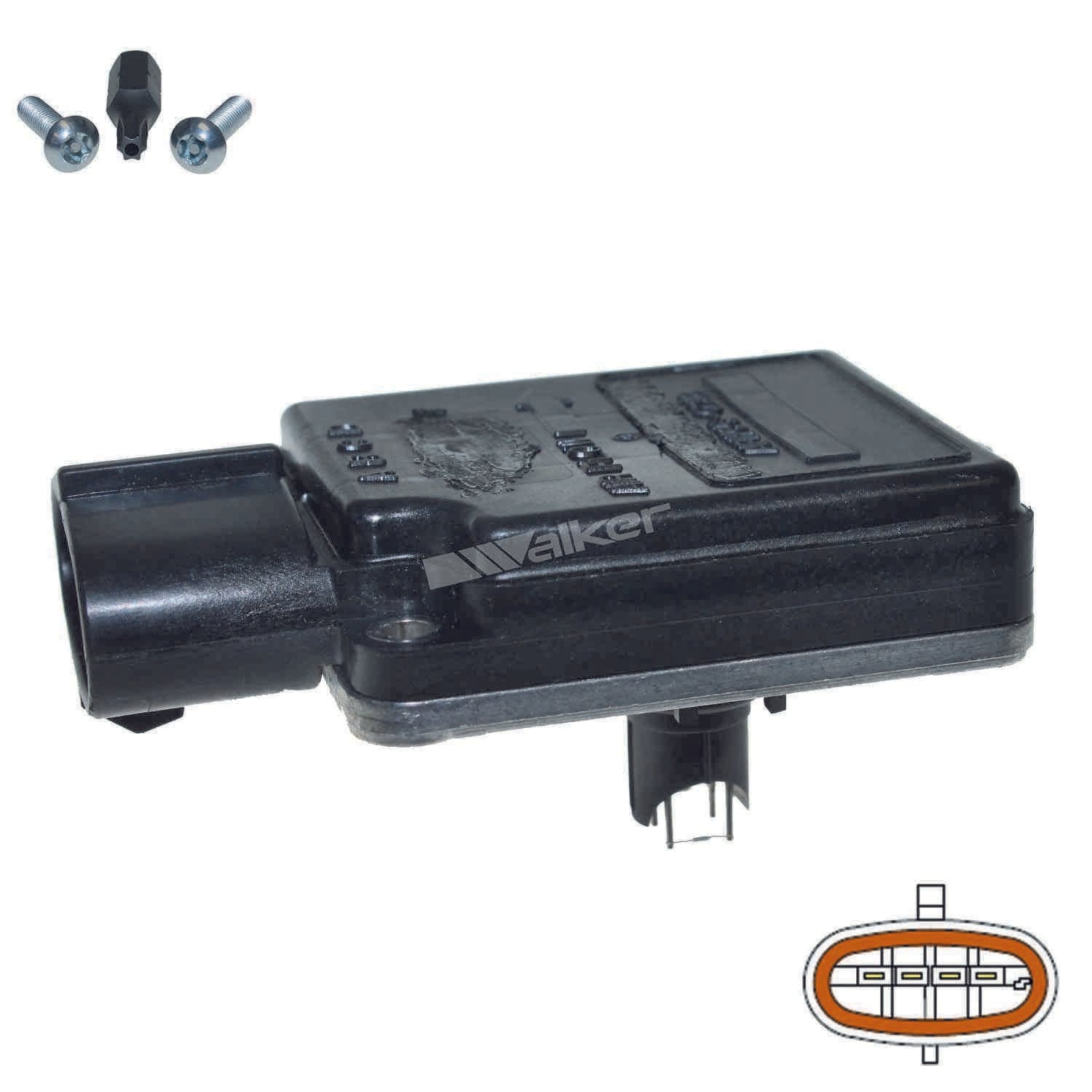 Walker Products Walker Products 245-2013 Mass Air Flow Sensor  top view frsport 245-2013