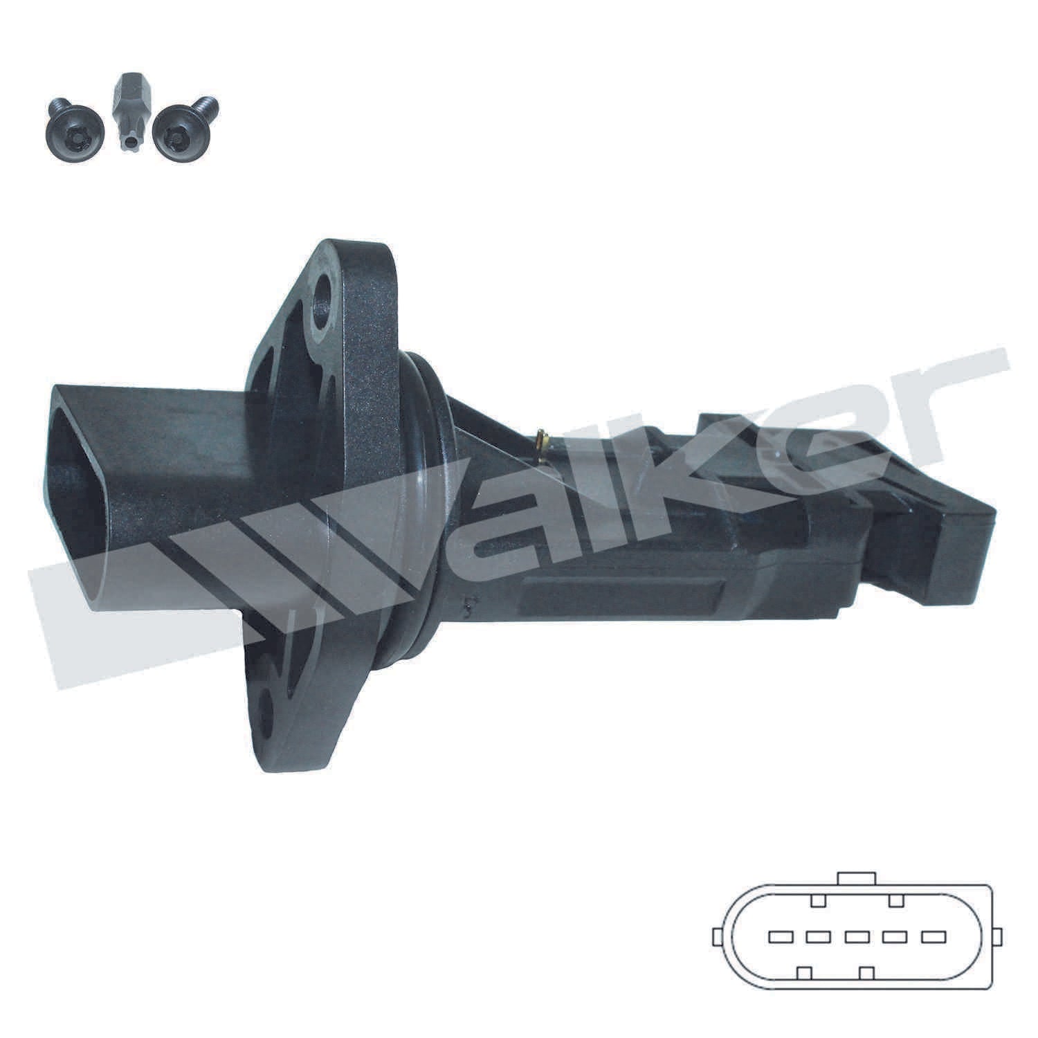 Walker Products Walker Products 245-2080 Mass Air Flow Sensor  top view frsport 245-2080