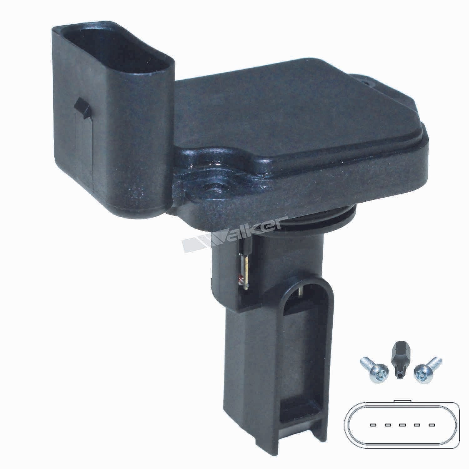 Walker Products Walker Products 245-2168 Mass Air Flow Sensor  top view frsport 245-2168