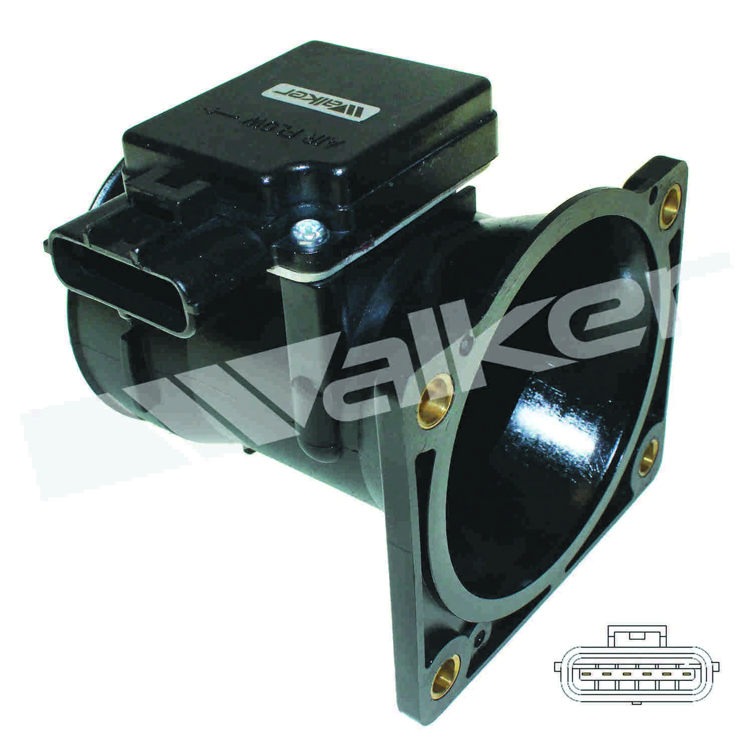 Walker Products Walker Products 245-3102 Mass Air Flow Sensor Assembly  top view frsport 245-3102