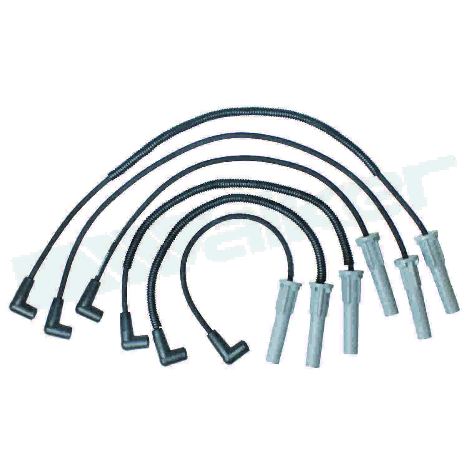 ThunderCore-Ultra ThunderCore-Ultra 900-2082 Spark Plug Wire Set  top view frsport 900-2082