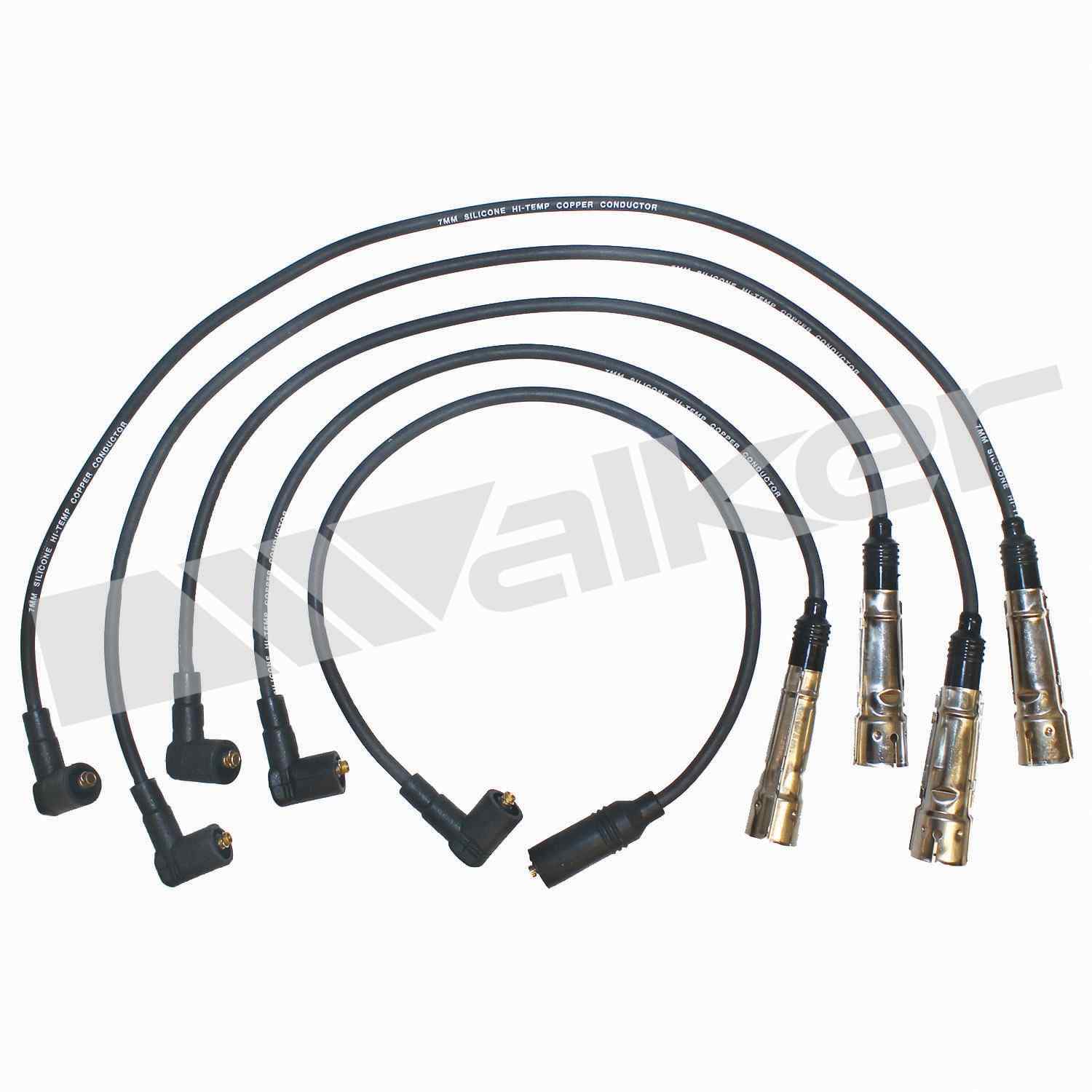 walker products thundercore pro 924-1090 spark plug wire set 7mm 4-cyl  frsport 924-1090