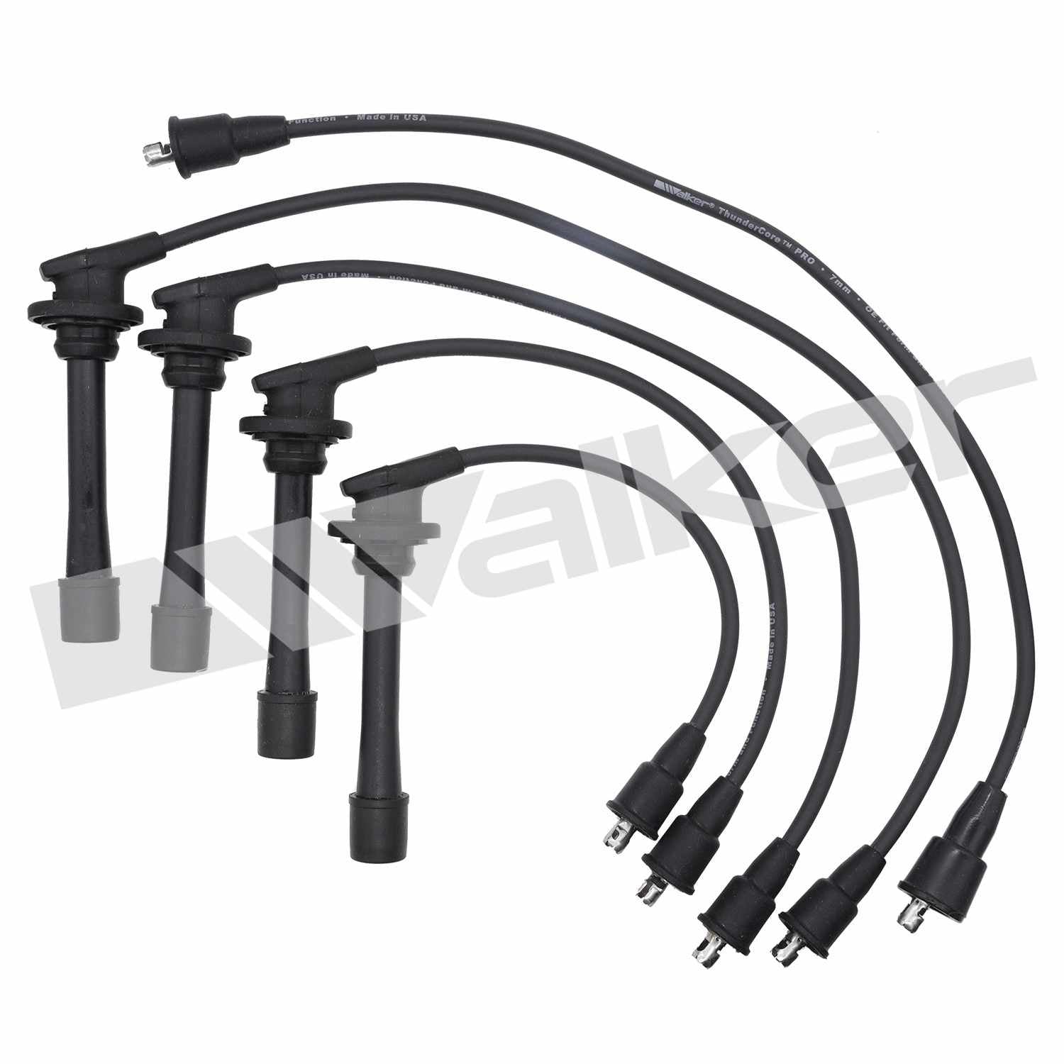 walker products thundercore pro 924-1112 spark plug wire set 7mm 4-cyl  frsport 924-1112