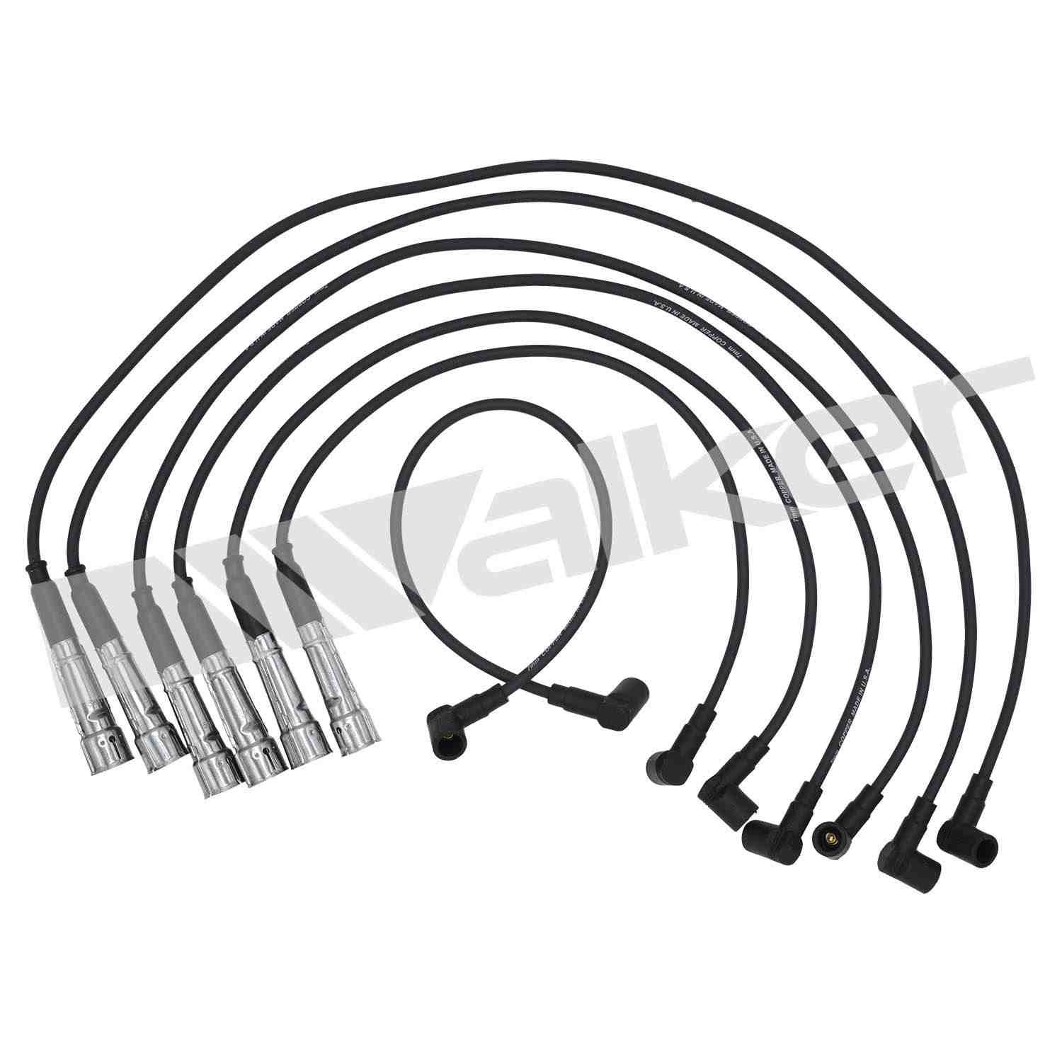 walker products thundercore pro 924-1275 spark plug wire set 7mm 6-cyl  frsport 924-1275