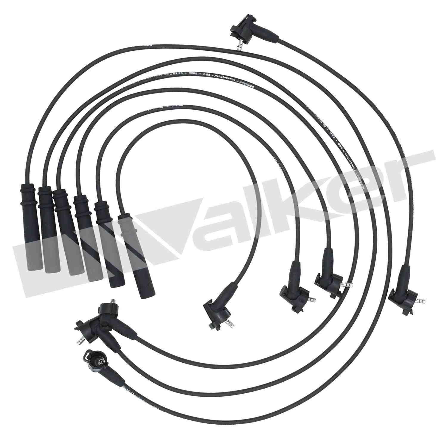 walker products thundercore pro 924-1314 spark plug wire set  frsport 924-1314