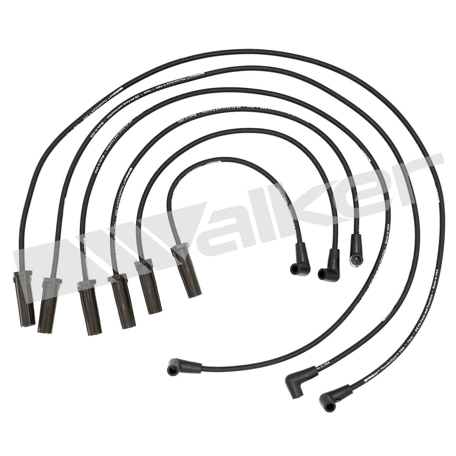 walker products thundercore pro 924-1364 spark plug wire set  frsport 924-1364