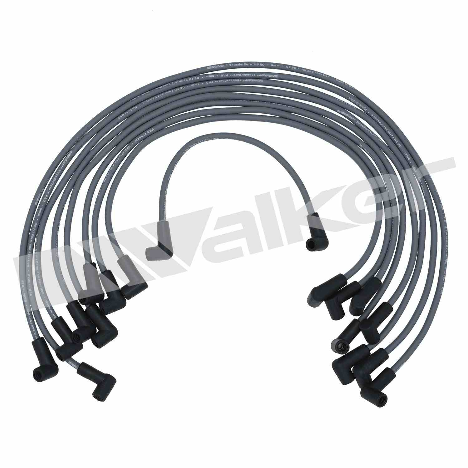 walker products thundercore pro 924-1393 spark plug wire set  frsport 924-1393