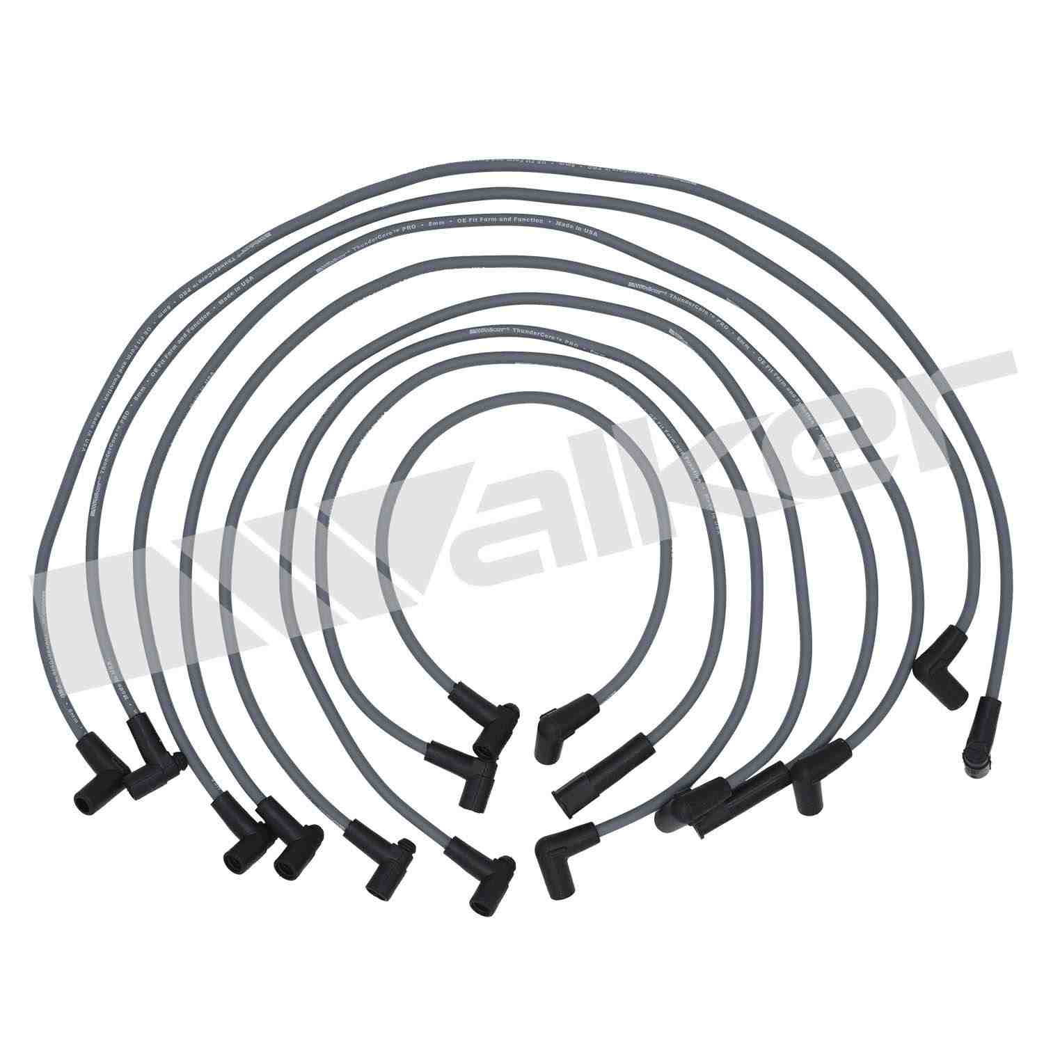 walker products thundercore pro 924-1395 spark plug wire set  frsport 924-1395