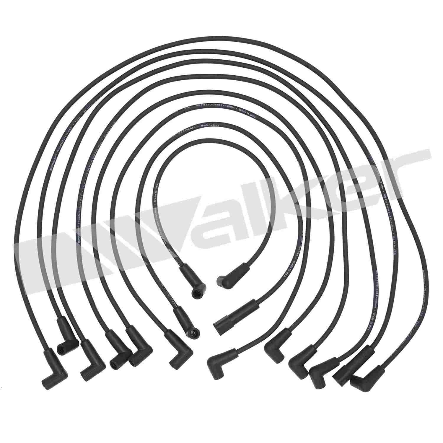 walker products thundercore pro 924-1421 spark plug wire set 7mm 8-cyl  frsport 924-1421